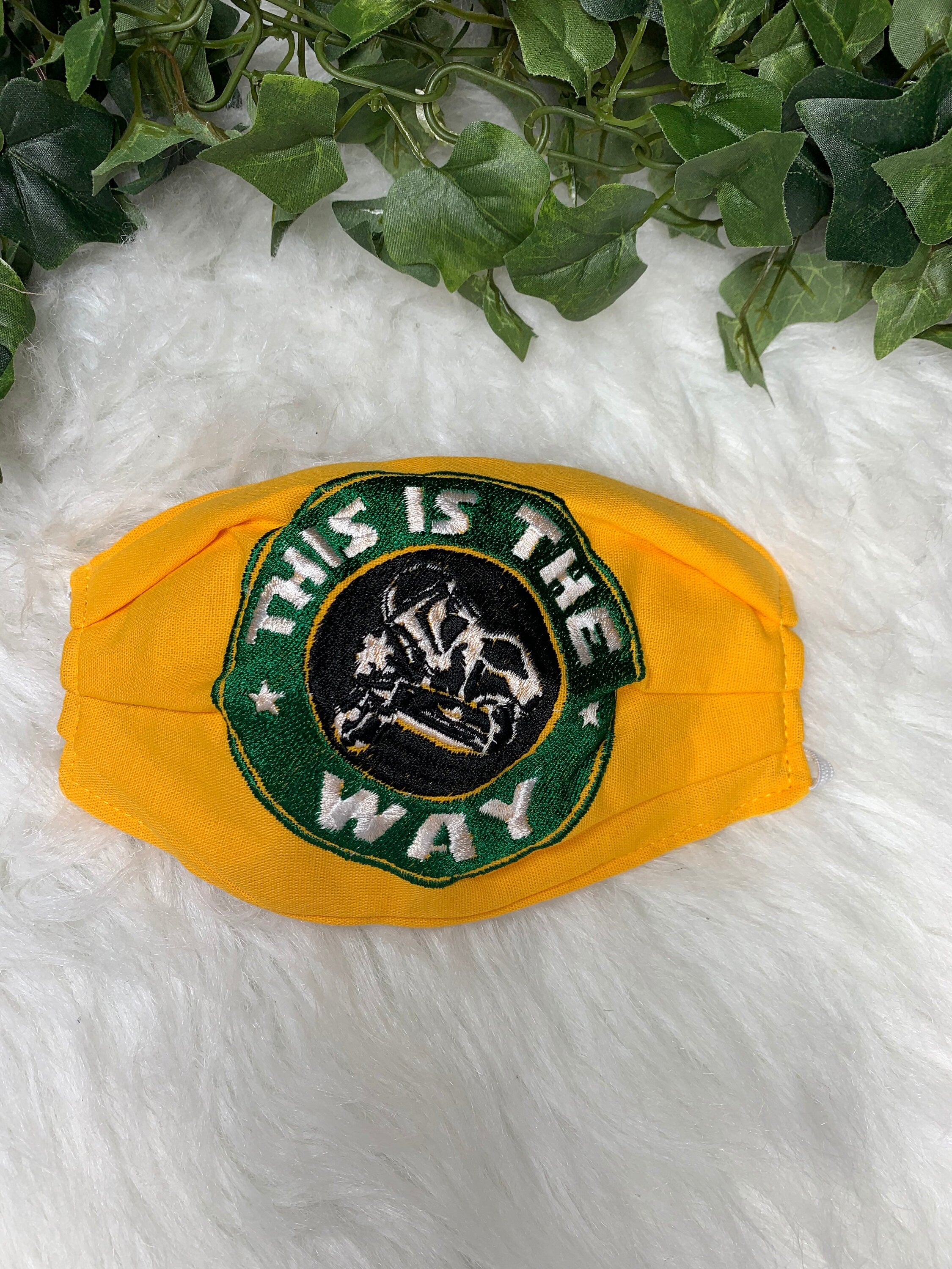 Image of Storm Trooper Embroidered Face Masks - Handmade Embroidered Face Masks