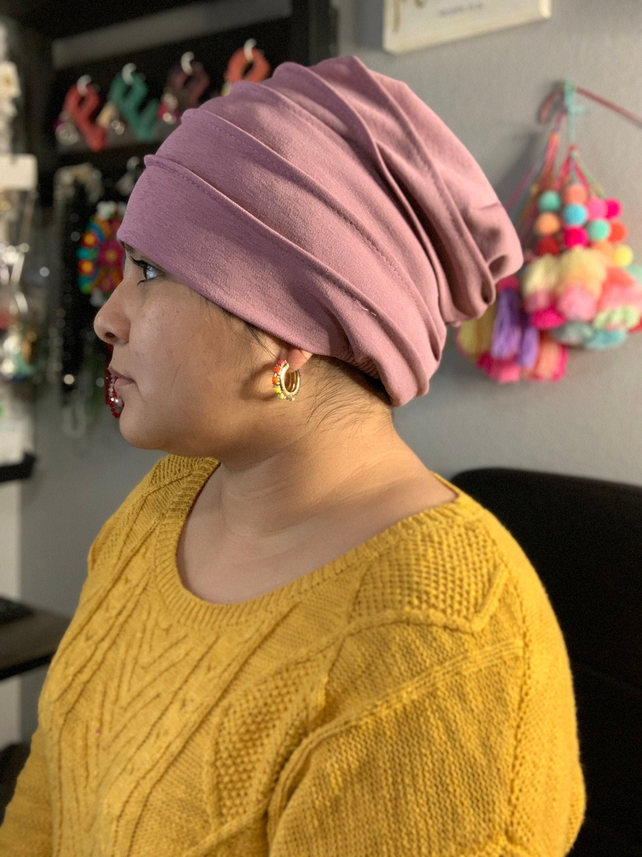 Image of Soft Cancer, Alopecia Cap for Hair Loss: Stylish Accessory for Hair Decoration and Head Protection