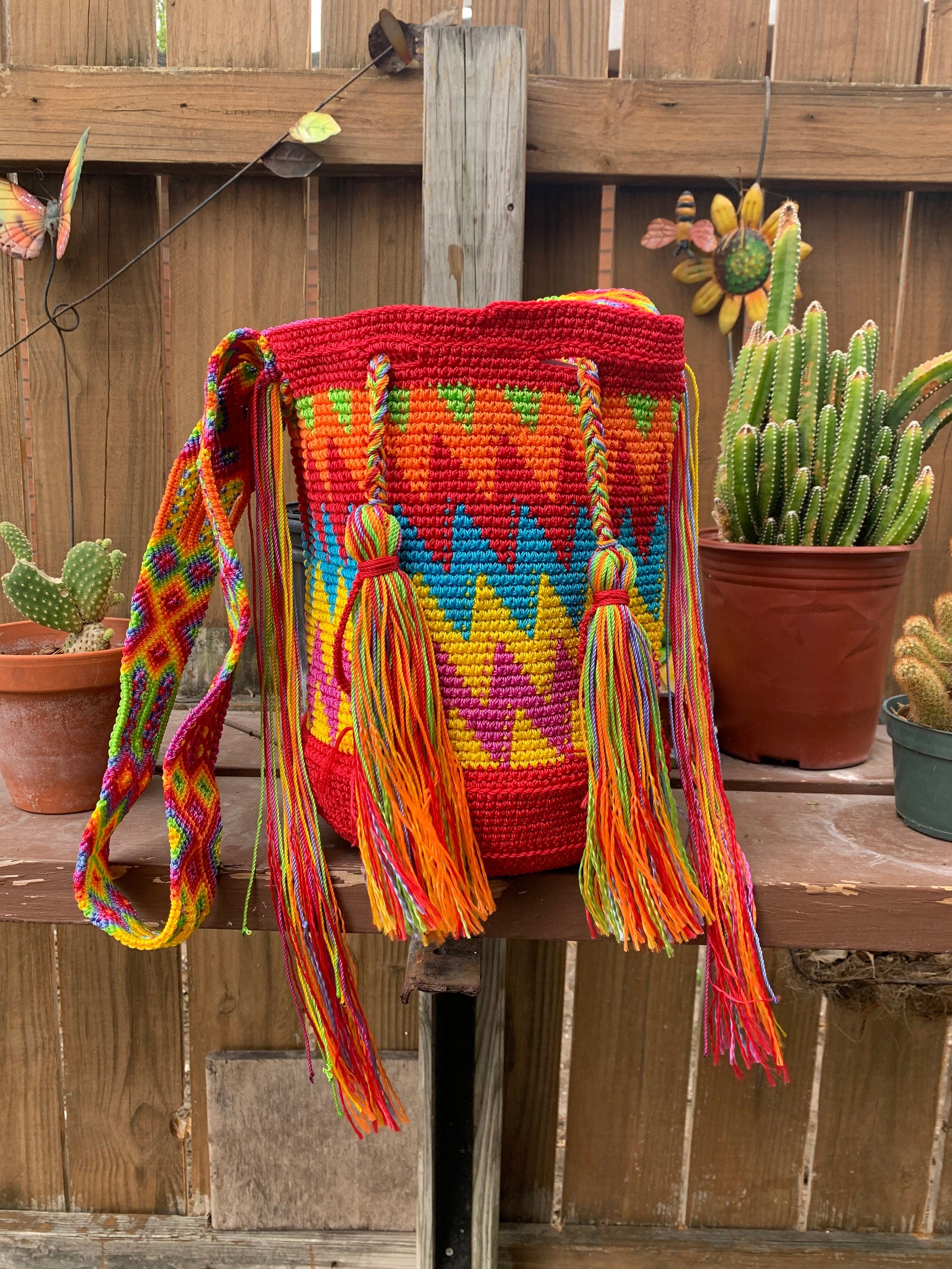 Image of Handwoven Artisanal Tote Bag - Boho Bag