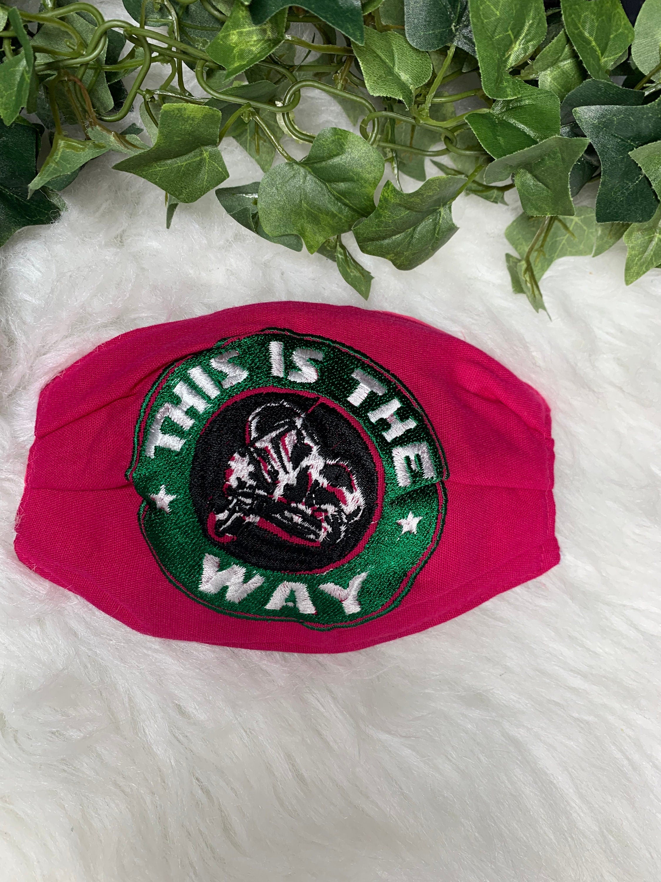 Image of Storm Trooper Embroidered Face Masks - Handmade Embroidered Face Masks