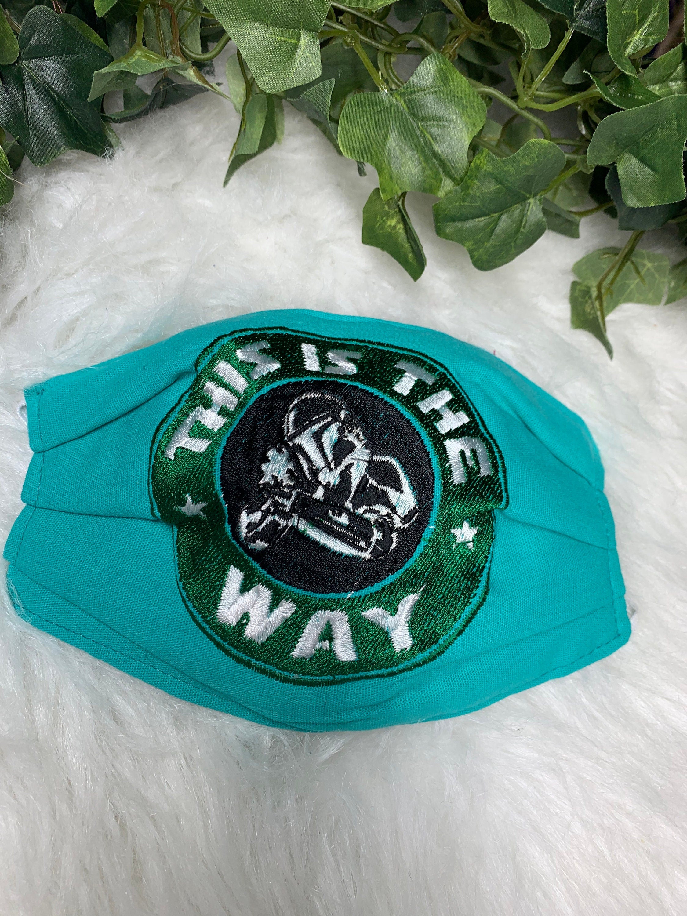 Storm Trooper Embroidered Face Masks - Handmade Embroidered Face Masks