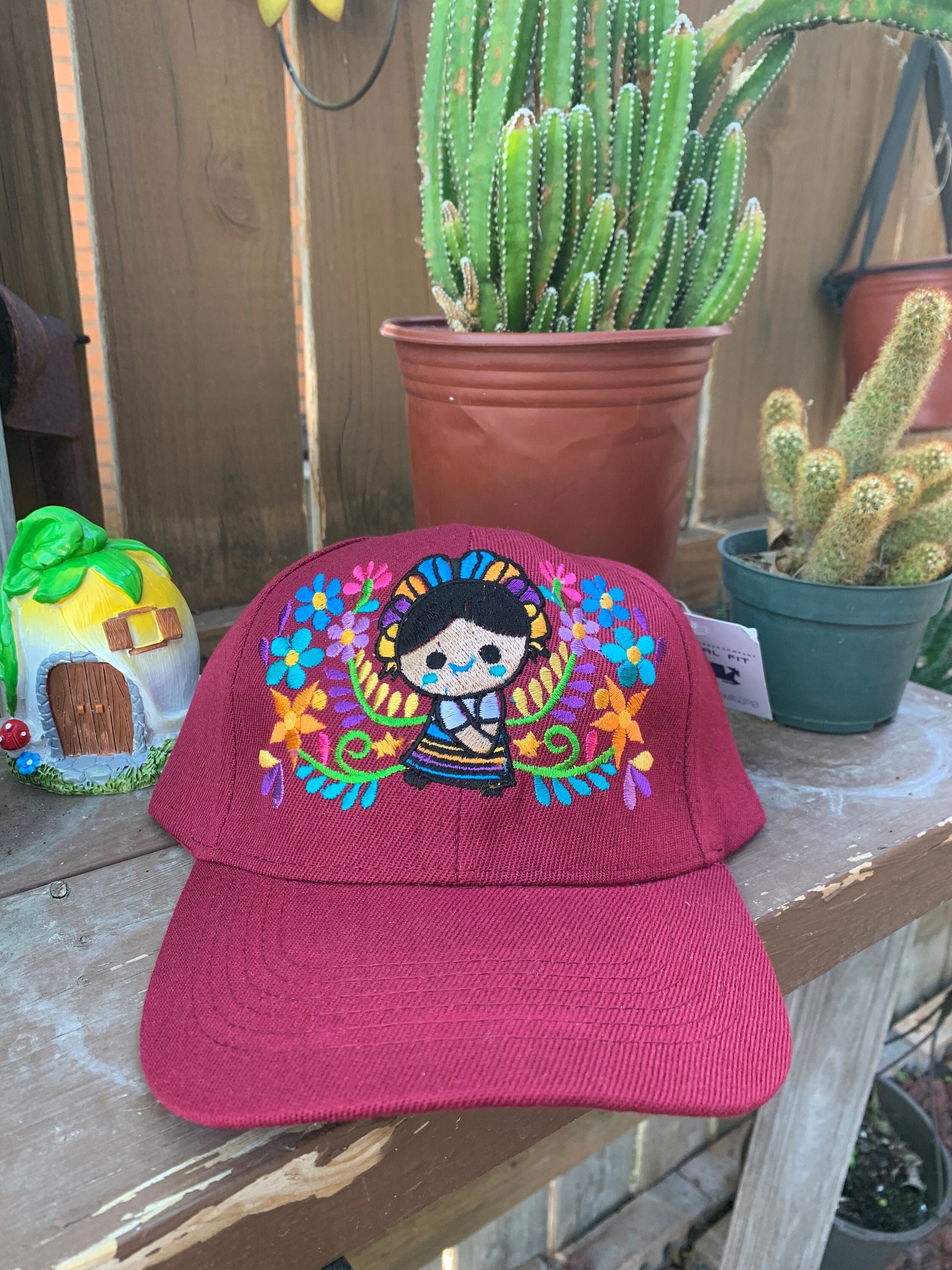 Image of Precious Embroidered Baseball Caps - Artisanal Caps