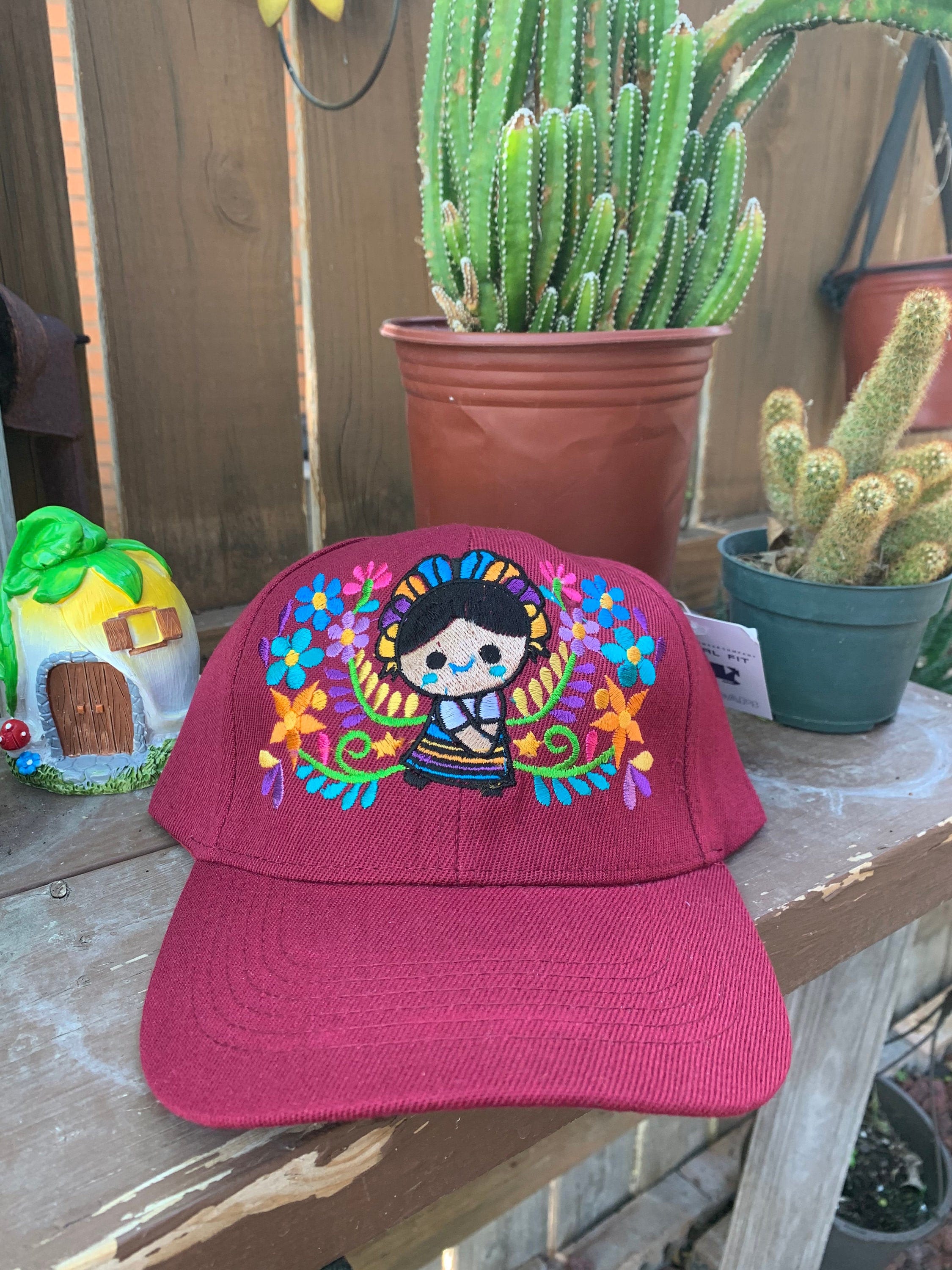 Image of Precious Embroidered Baseball Caps - Artisanal Caps