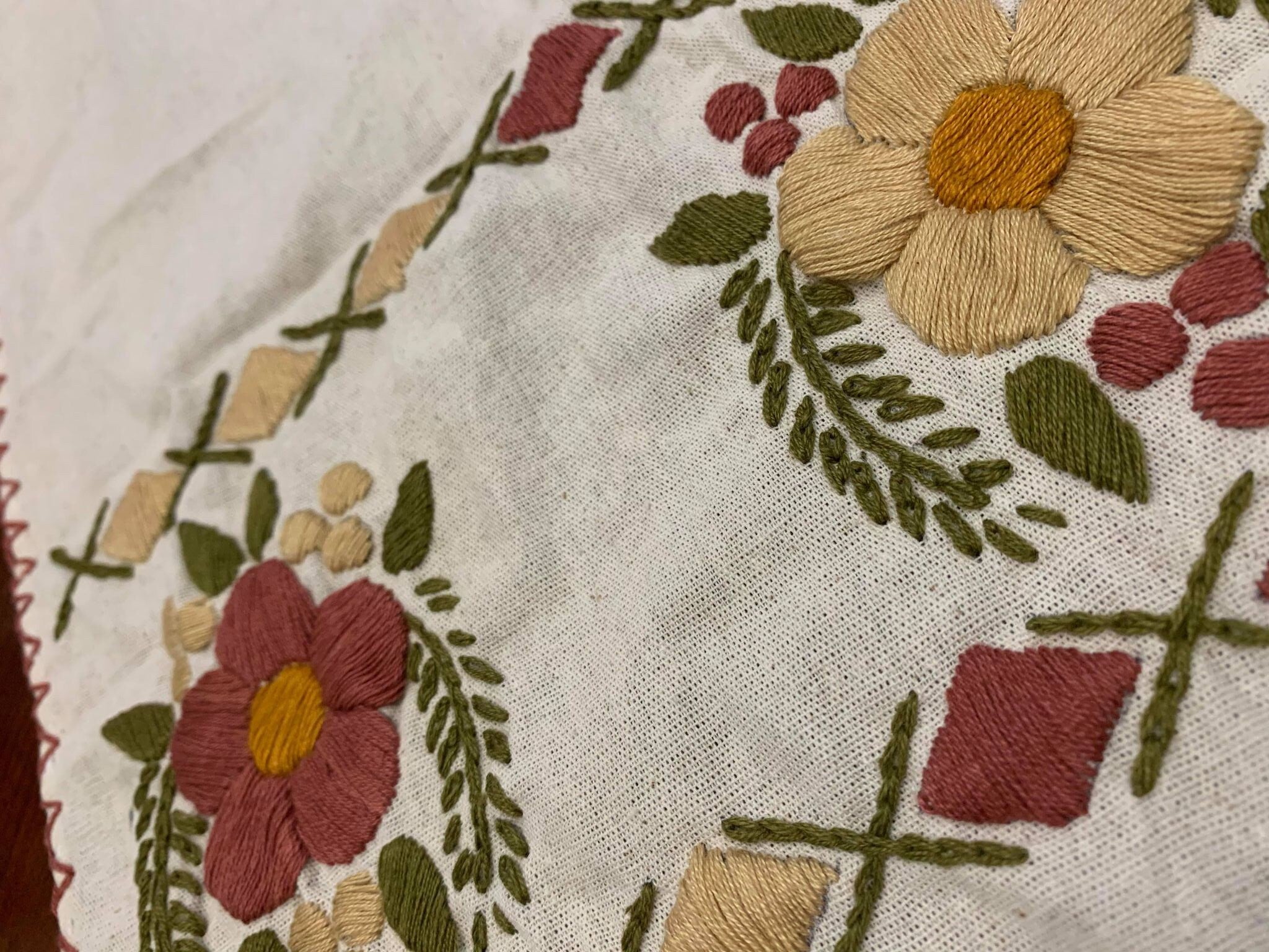 Image of Artisanal Handmade Table Runner - Mexican Table Runner - Artisan Made Table Runners