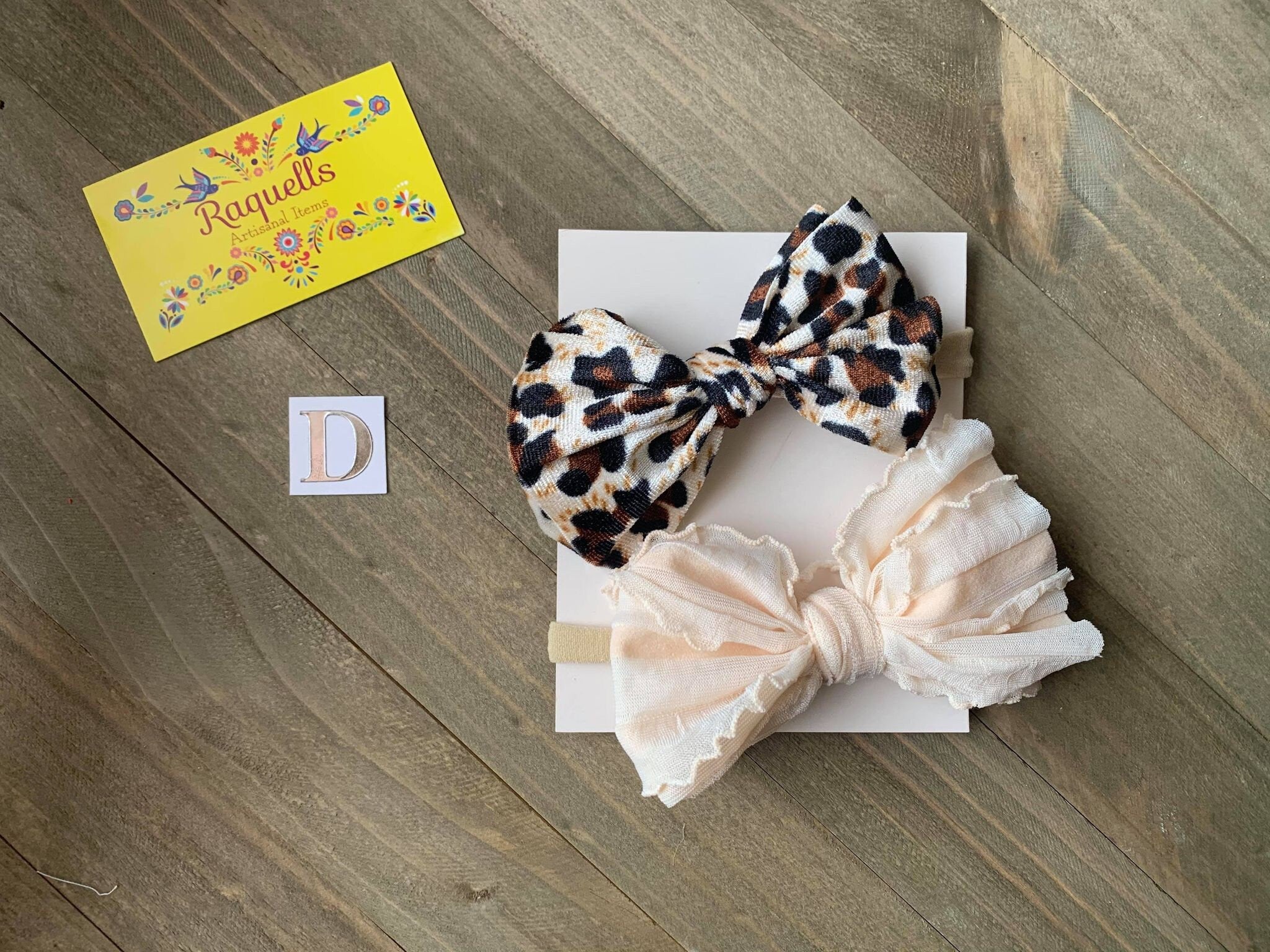 Newborn Soft Headband Set - Two Newborn Headbands