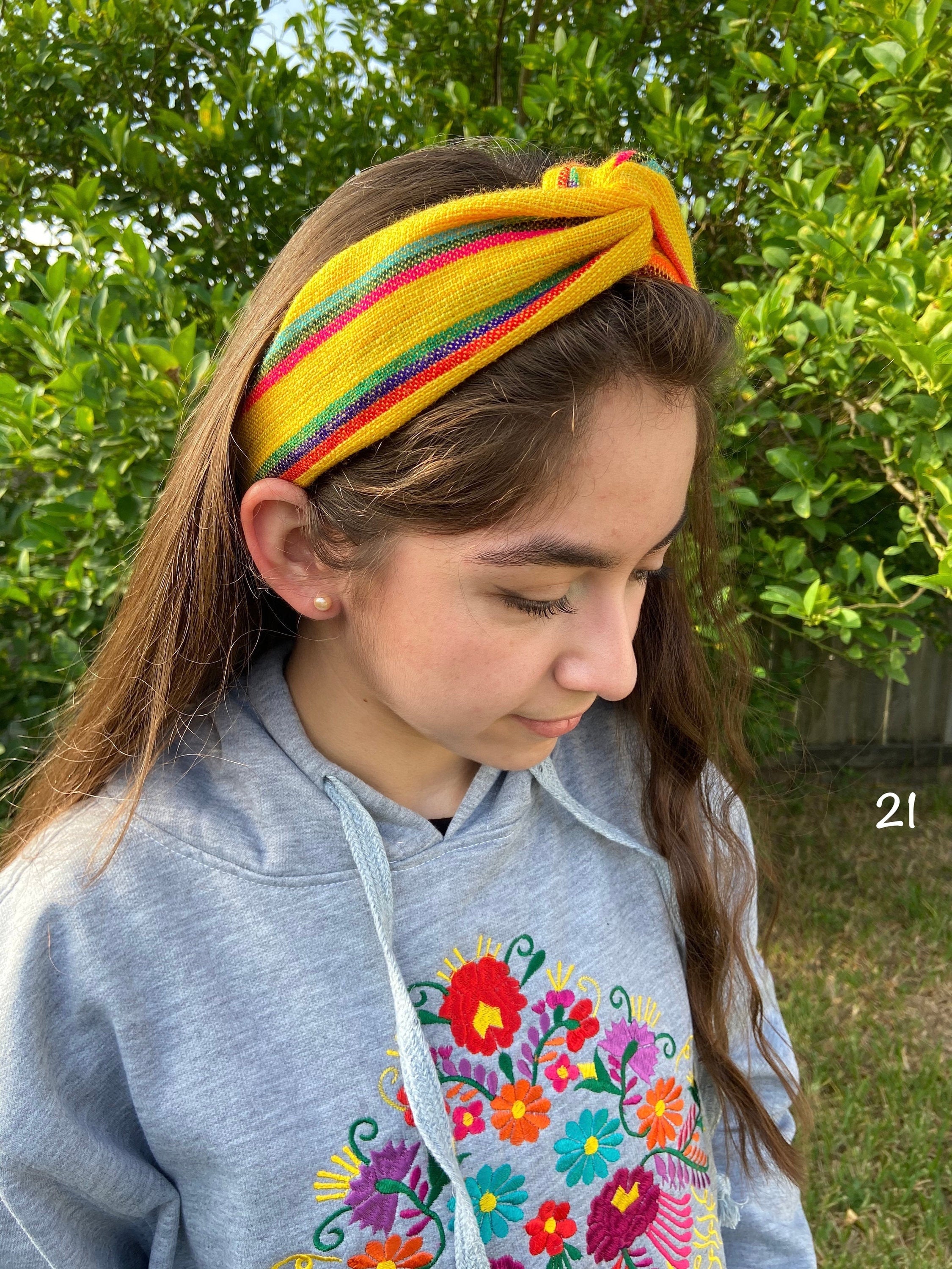Image of Precious Sarape Headband, Boho Style, Knot, Twist Turban
