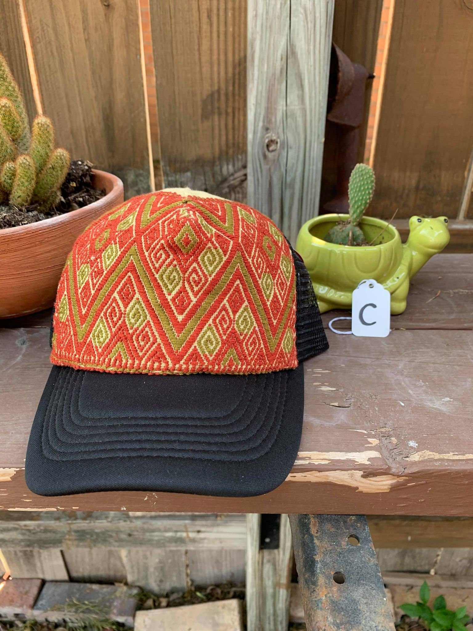 Image of Artisanal Embroidered Baseball Caps - Artisanal Caps - Handmade Caps