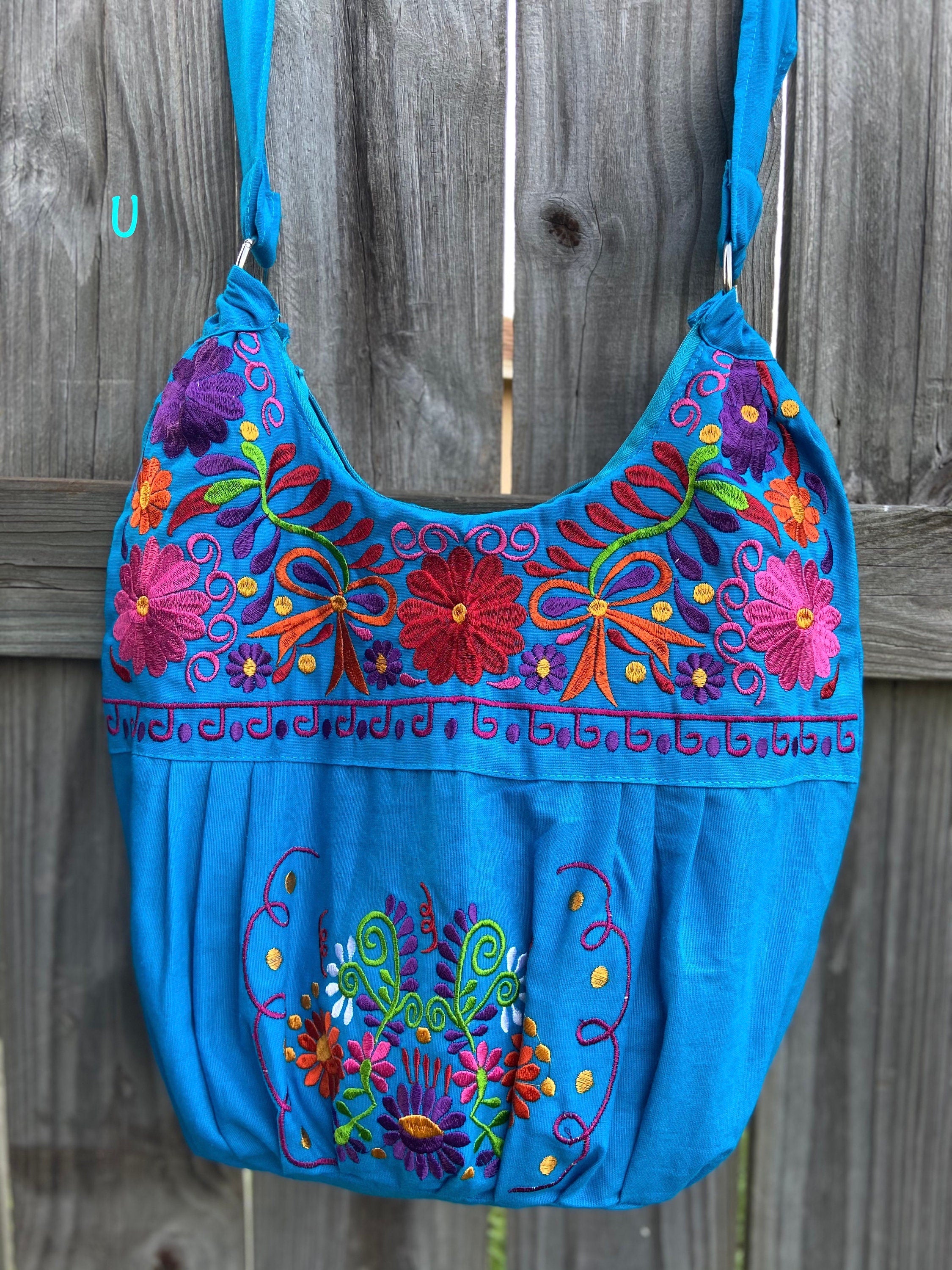 Image of Floral Embroidered Bag - Floral Purse