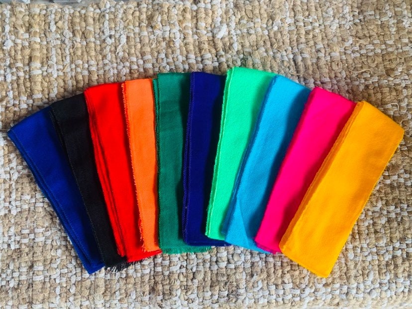 Image of Solid Strechy Adjustable Waist Girls Fabric Belt