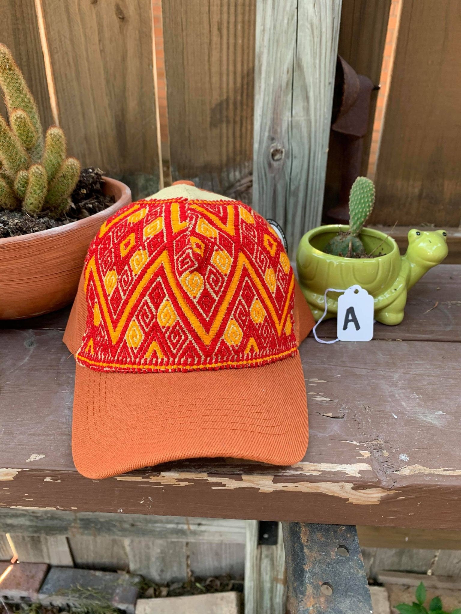 Image of Artisanal Embroidered Baseball Caps - Artisanal Caps - Handmade Caps