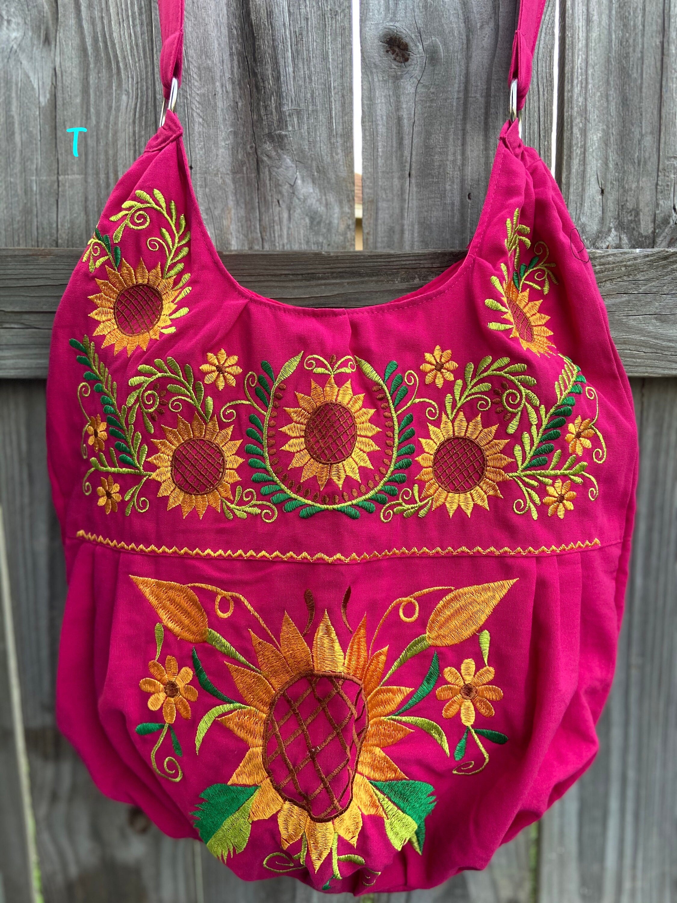 Image of Floral Embroidered Bag - Floral Purse