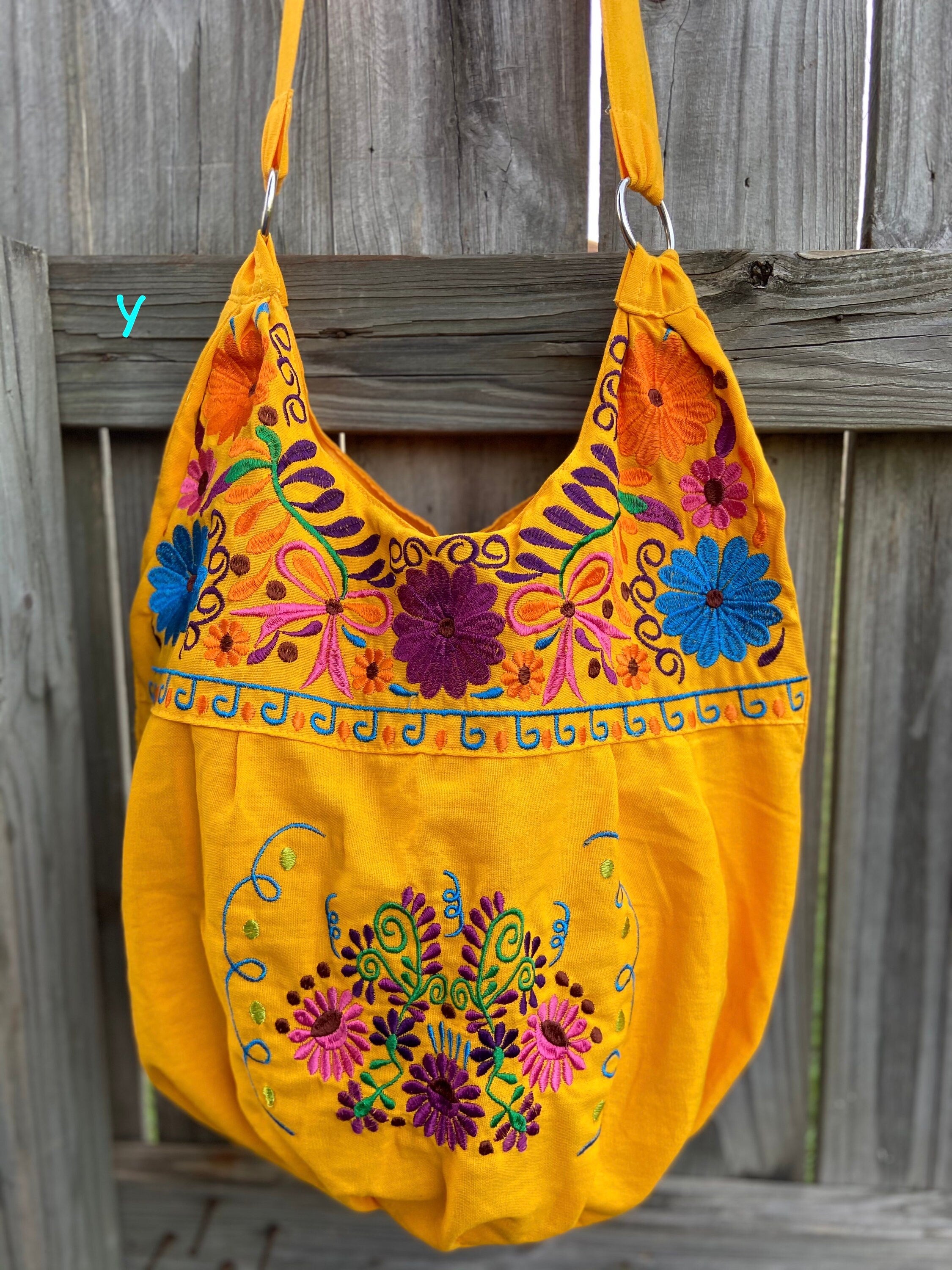 Image of Floral Embroidered Bag - Floral Purse