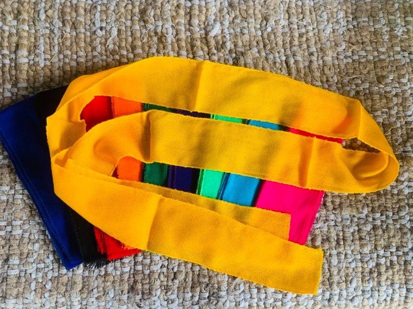 Image of Solid Strechy Adjustable Waist Girls Fabric Belt