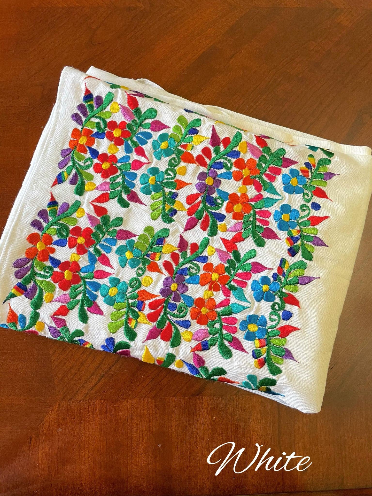 Plus Size Embroidered Mexican Halter Dress - Handmade Artisanal Dress