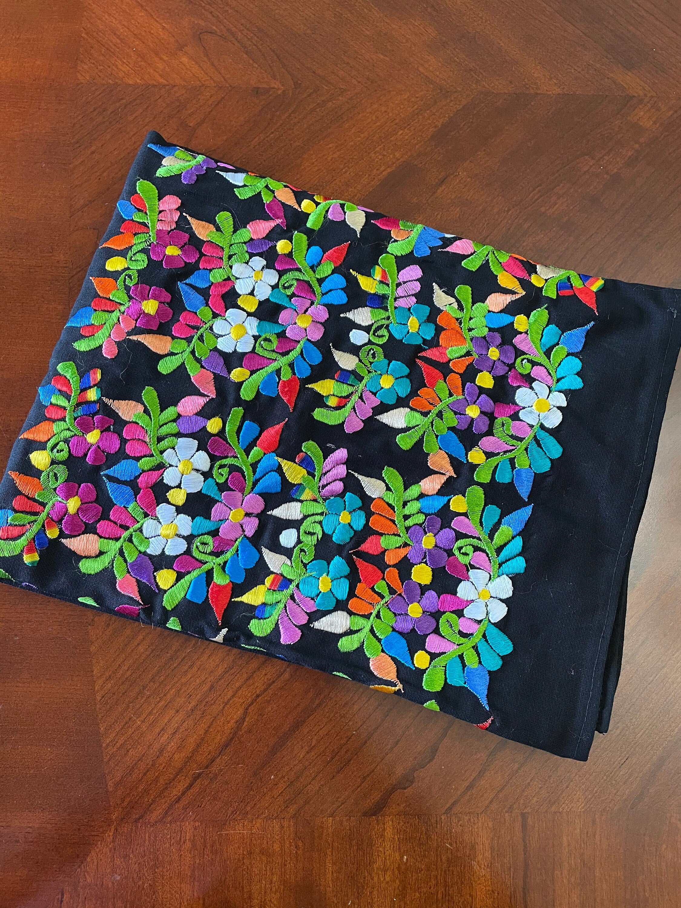 Image of Plus Size Embroidered Mexican Halter Dress - Handmade Artisanal Dress