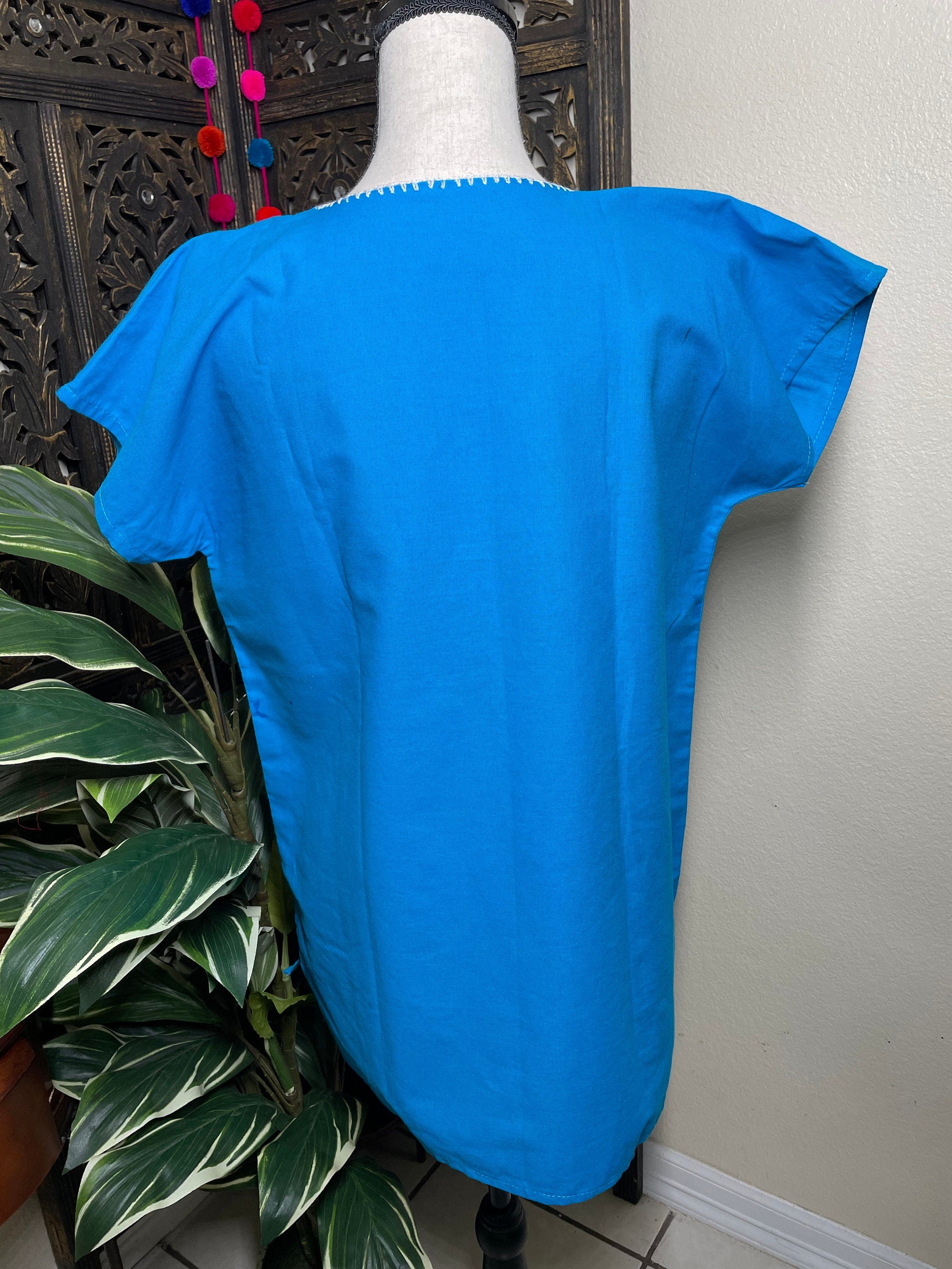 Image of Beautiful Embroidered Handmade Blouse - Mexican Floral Artisan Blouse