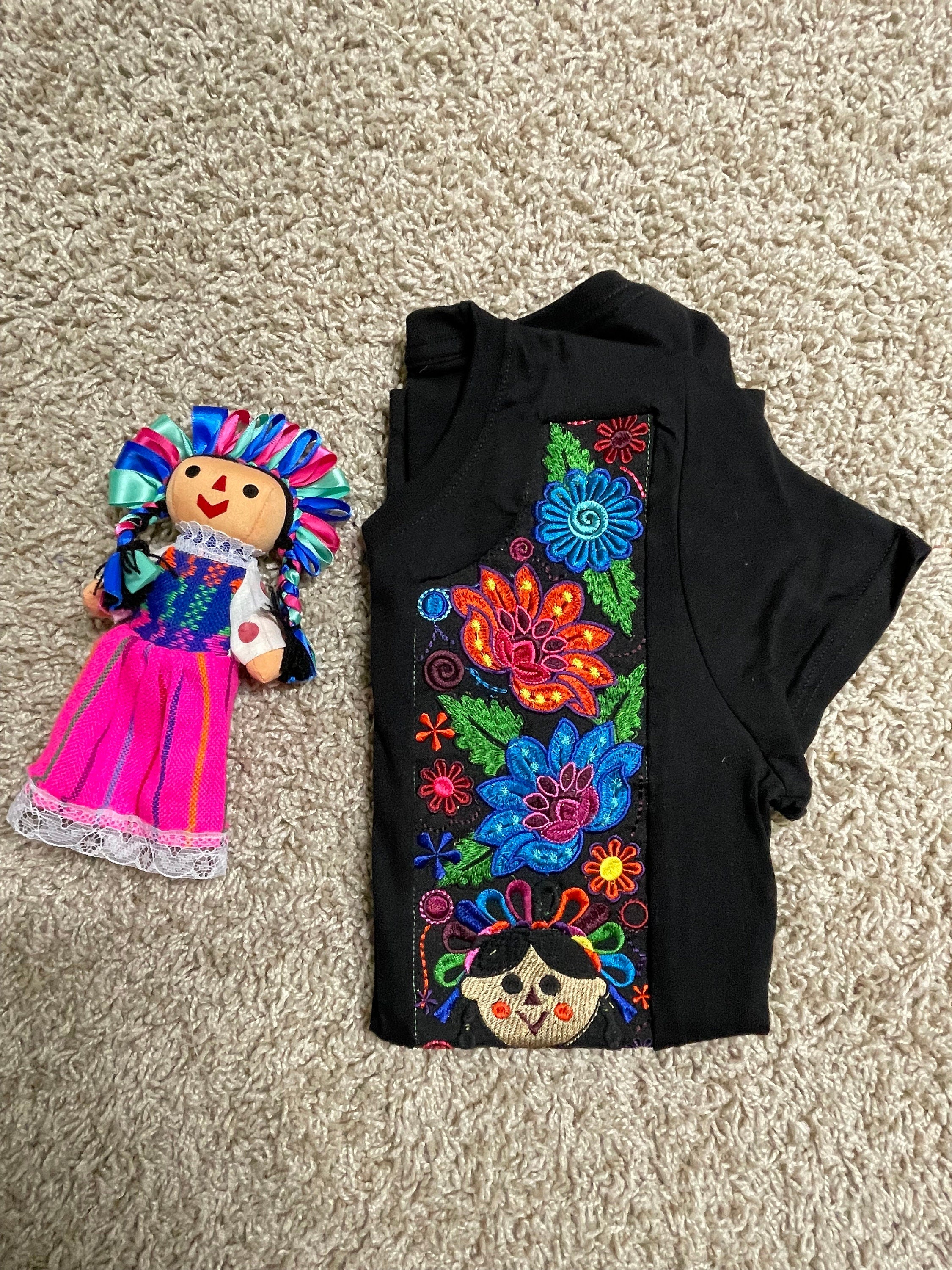 Image of Beautiful Mexican Embroidered TShirts - Artisanal TShirts