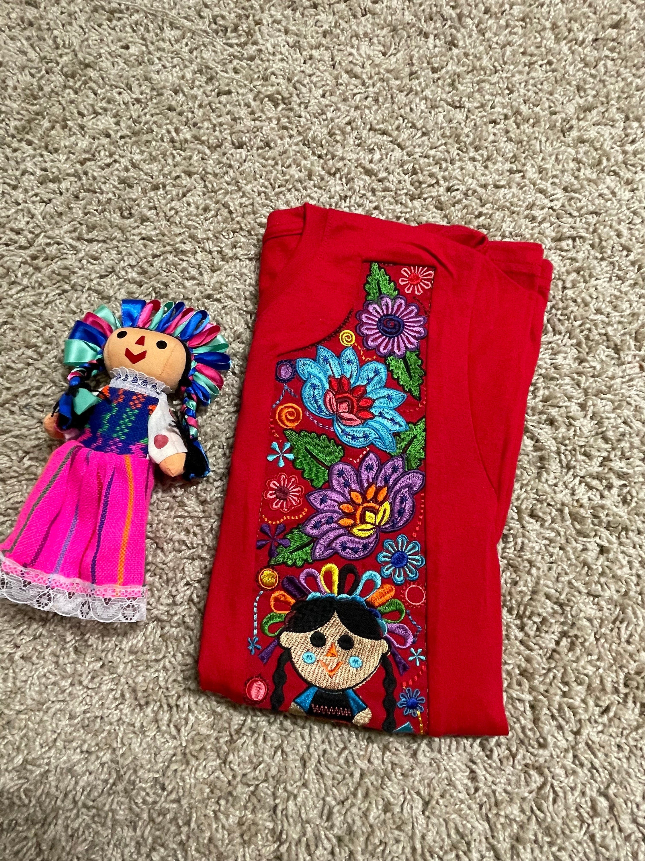 Image of Beautiful Mexican Embroidered TShirts - Artisanal TShirts