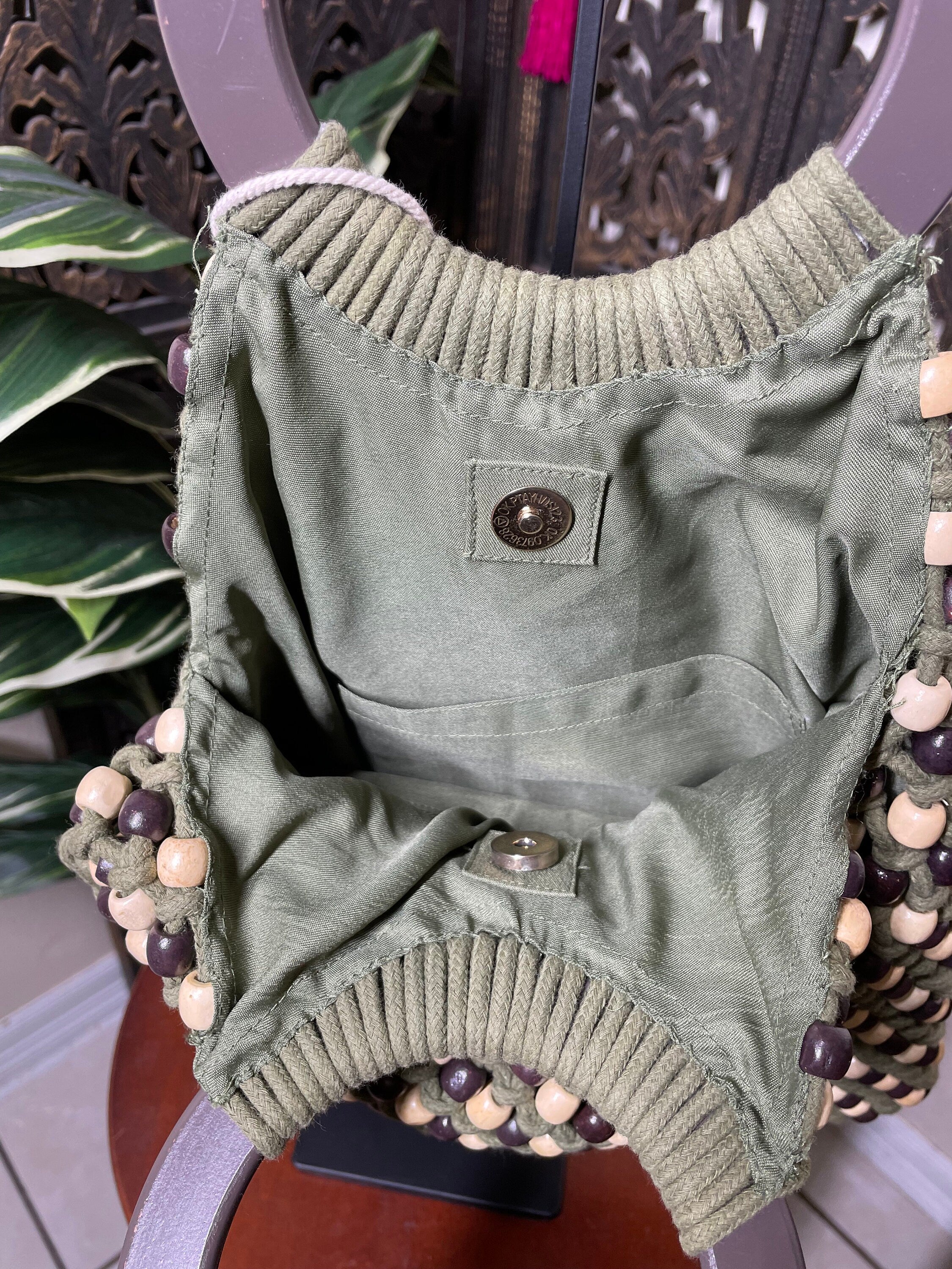 Image of Beautiful Handmade Beaded Boho Purse