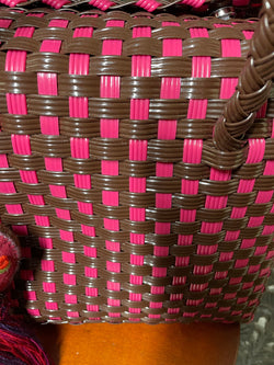 Image of Handwoven Recycled Shoulder Bag - Artisan Made Purse from Chiapas, Mexico