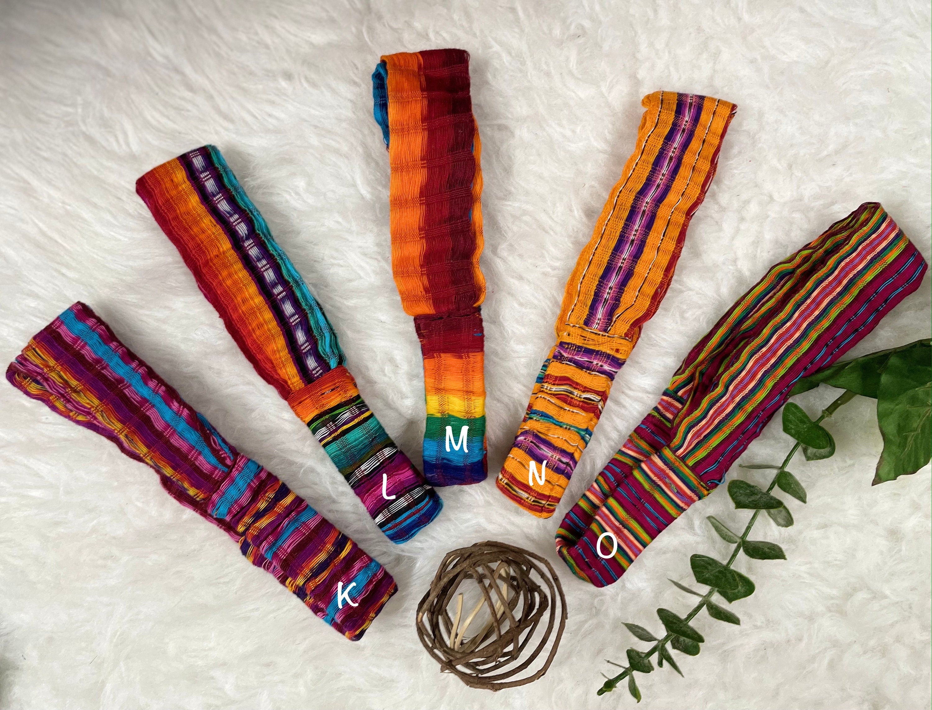 Precious Headband made with colorful loom threads