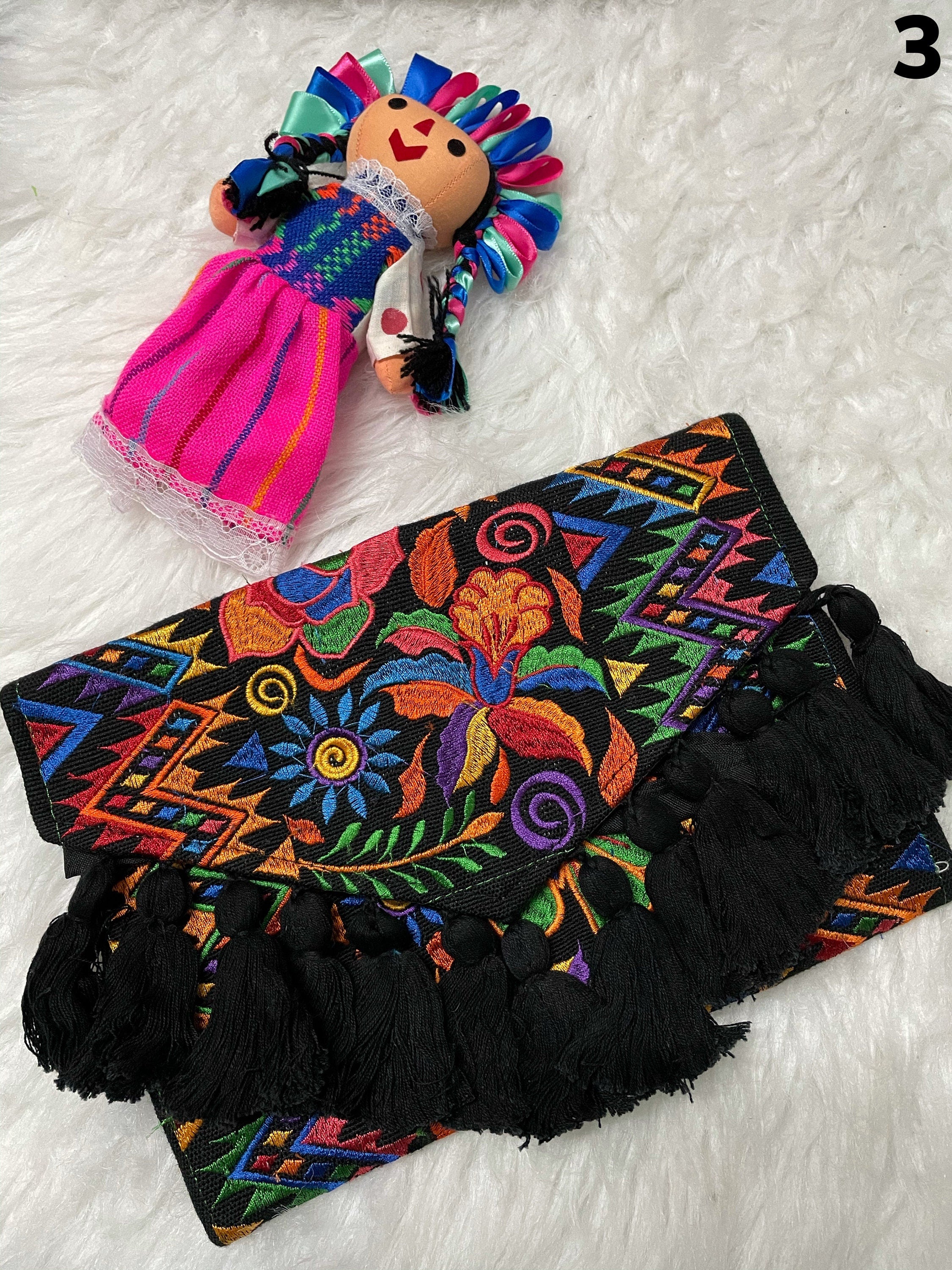 Image of Artisanal Embroidered Clutch - Crossbody Bag New Style