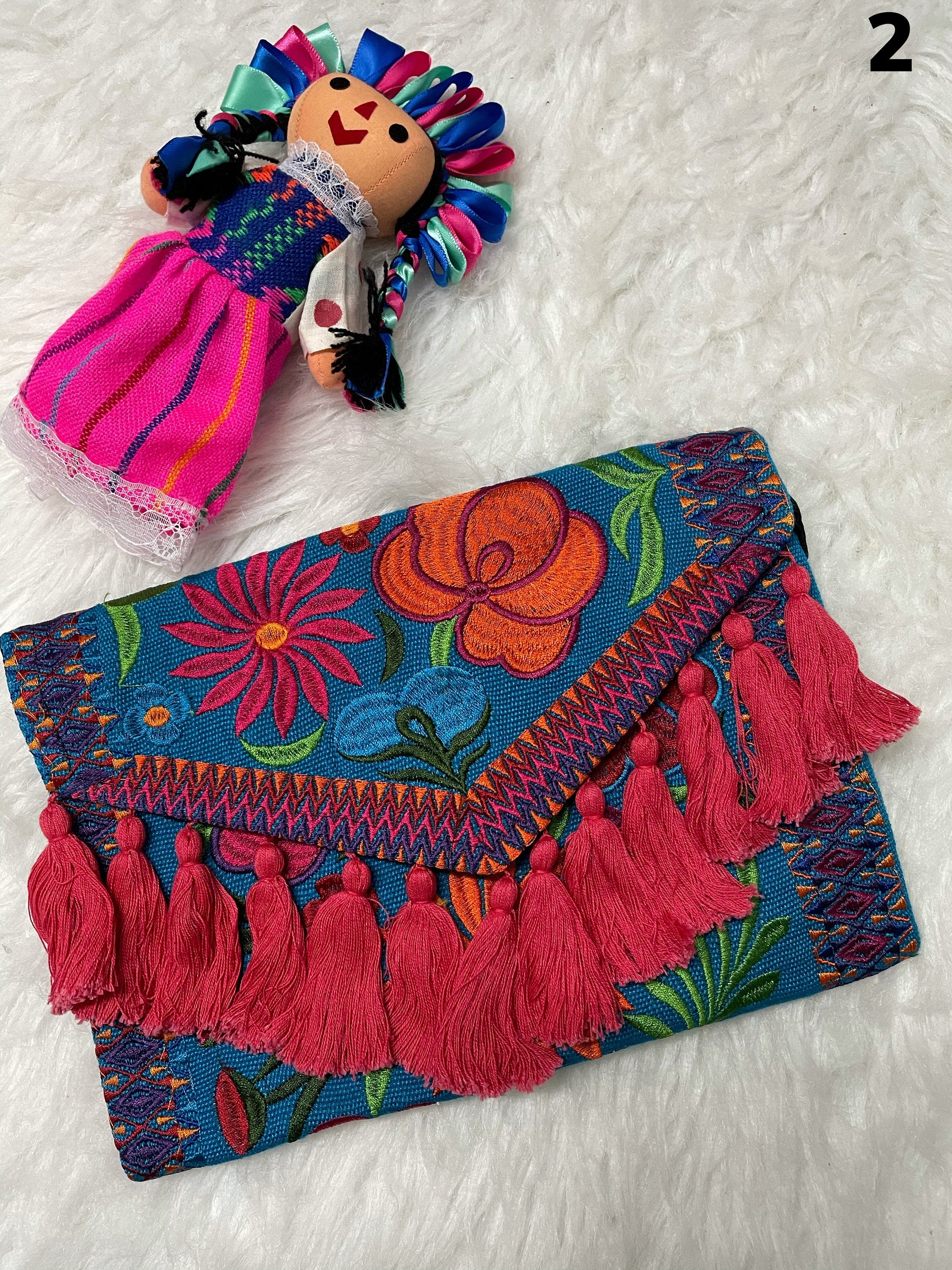 Image of Artisanal Embroidered Clutch - Crossbody Bag New Style