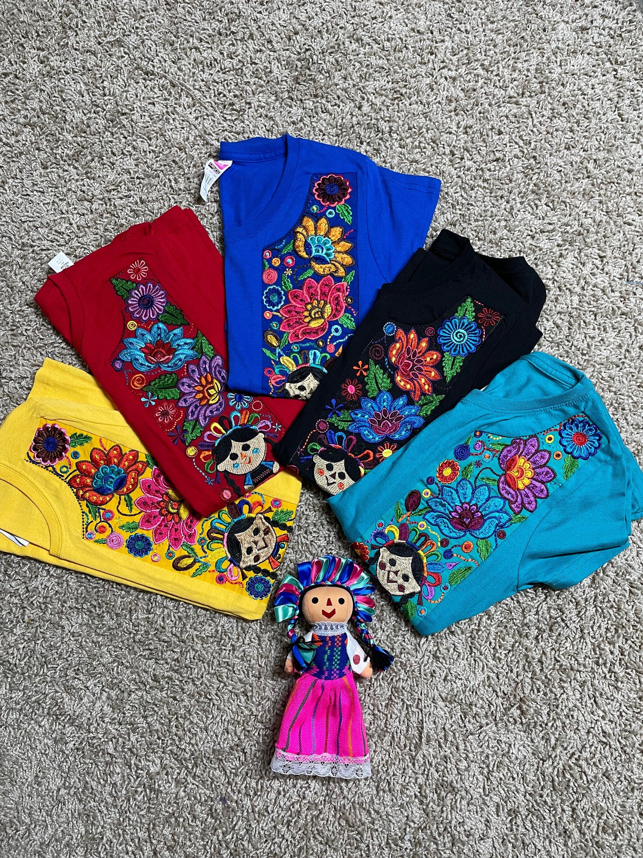 Beautiful Mexican Embroidered TShirts - Artisanal TShirts
