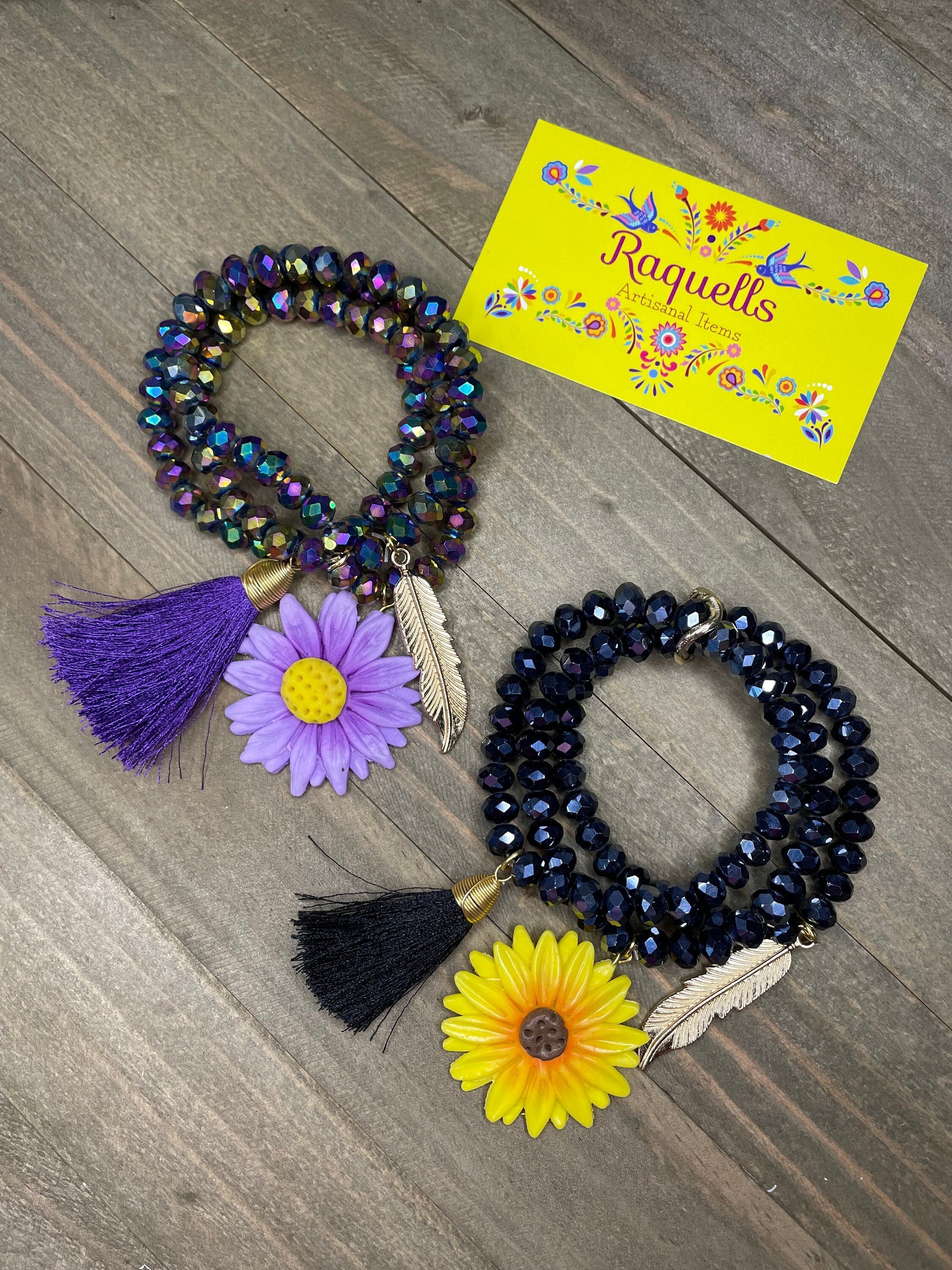 Image of Artisan-Crafted Mexican Bracelets - Vibrant Charm Bracelets from Oaxaca