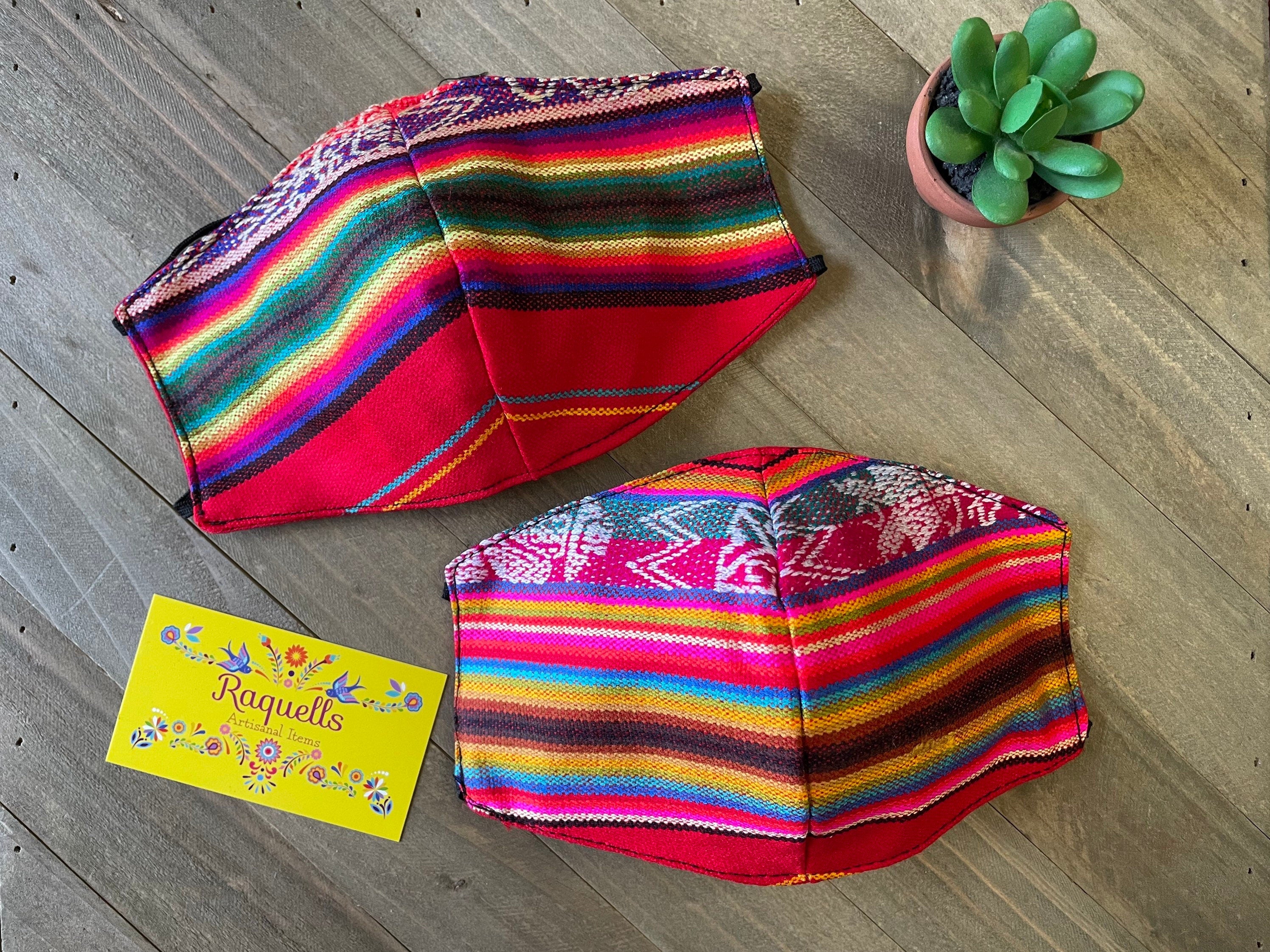 Image of Boho Style Handmade Face Masks - Aztec Print Adult Face Masks