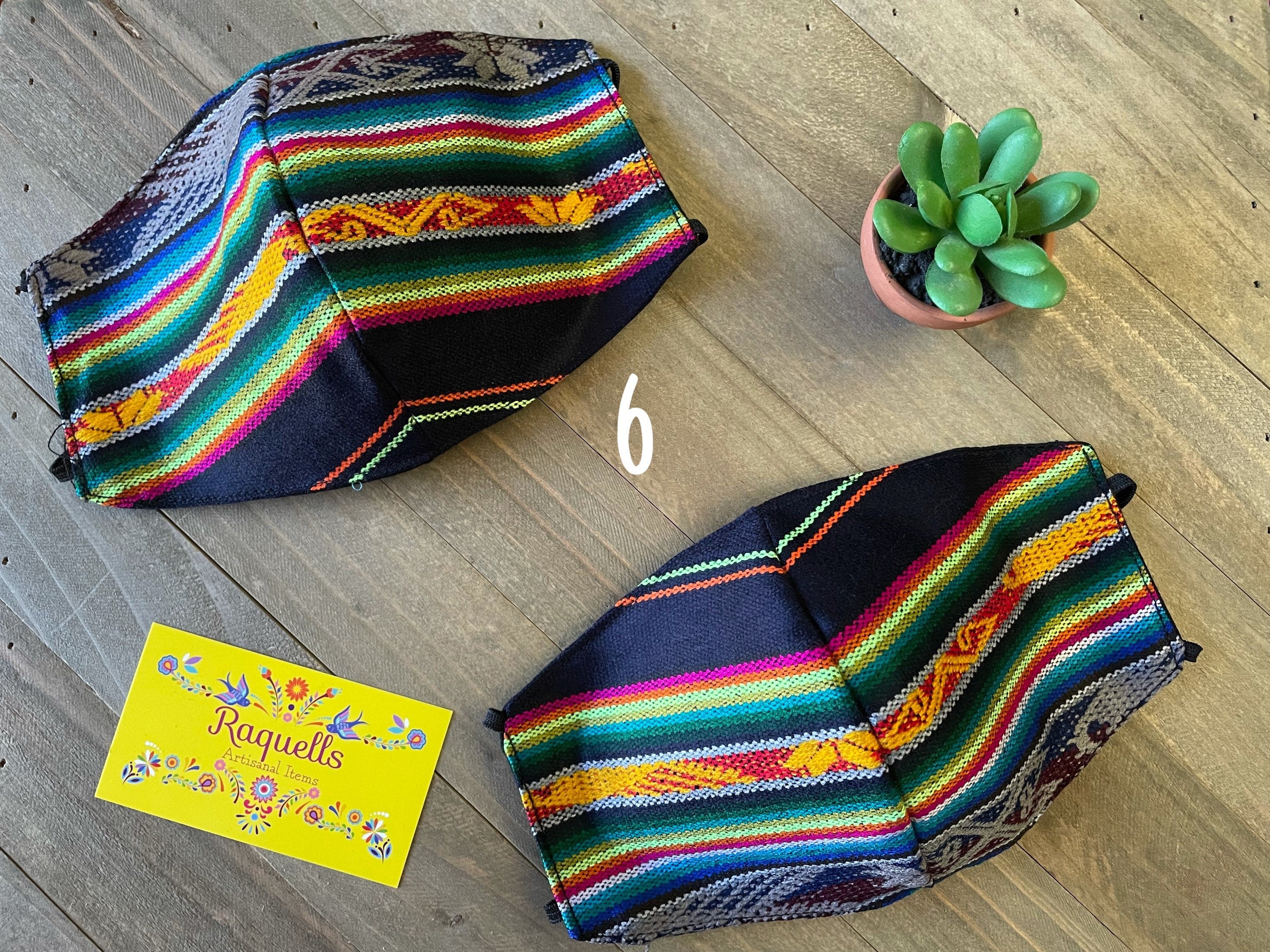 Boho Style Handmade Face Masks - Aztec Print Adult Face Masks