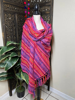 Image of Large Size Rebozo (Shawl) - Handmade Artisanal Shawl