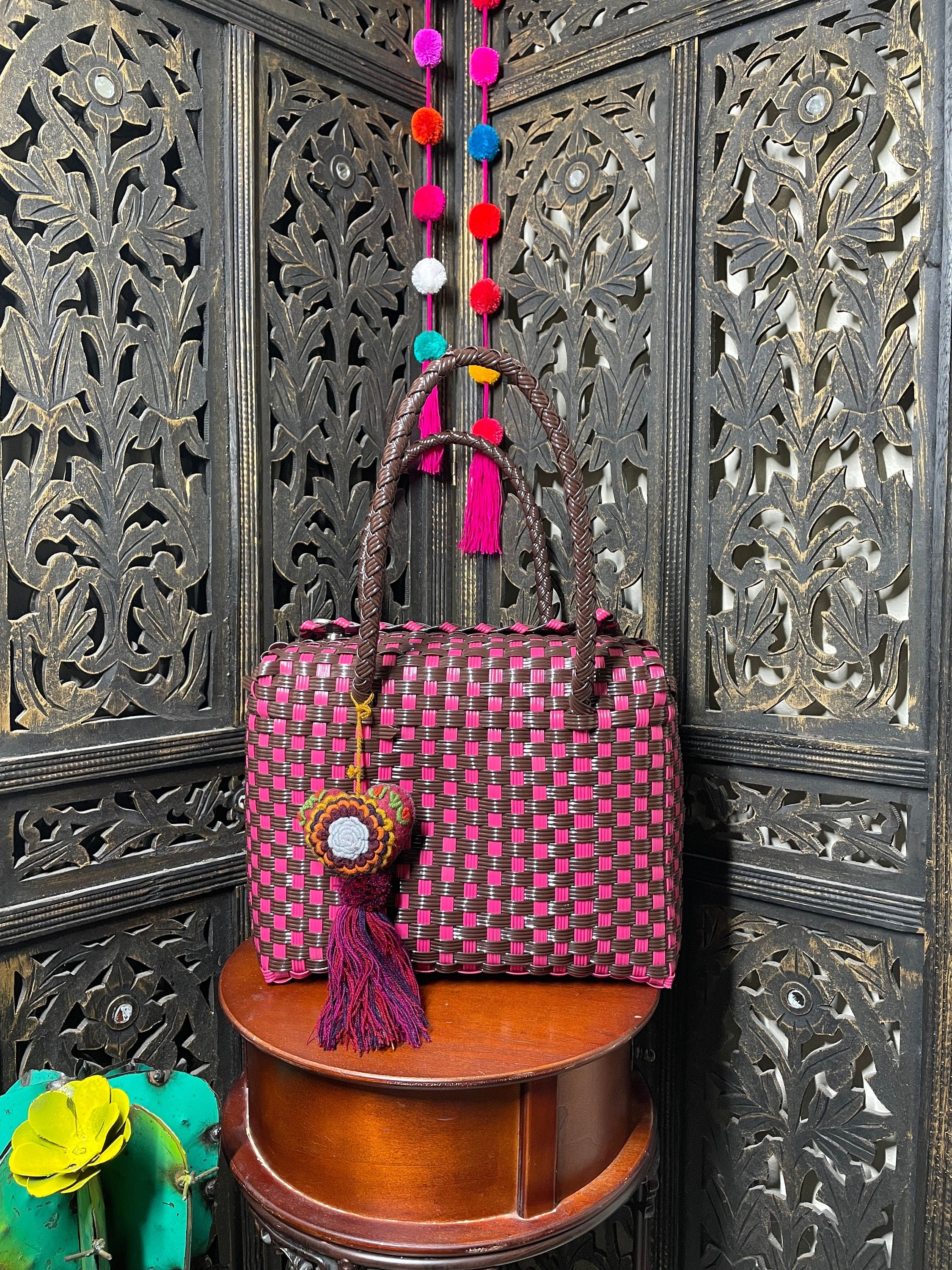 Handwoven Recycled Shoulder Bag - Artisan Made Purse from Chiapas, Mexico