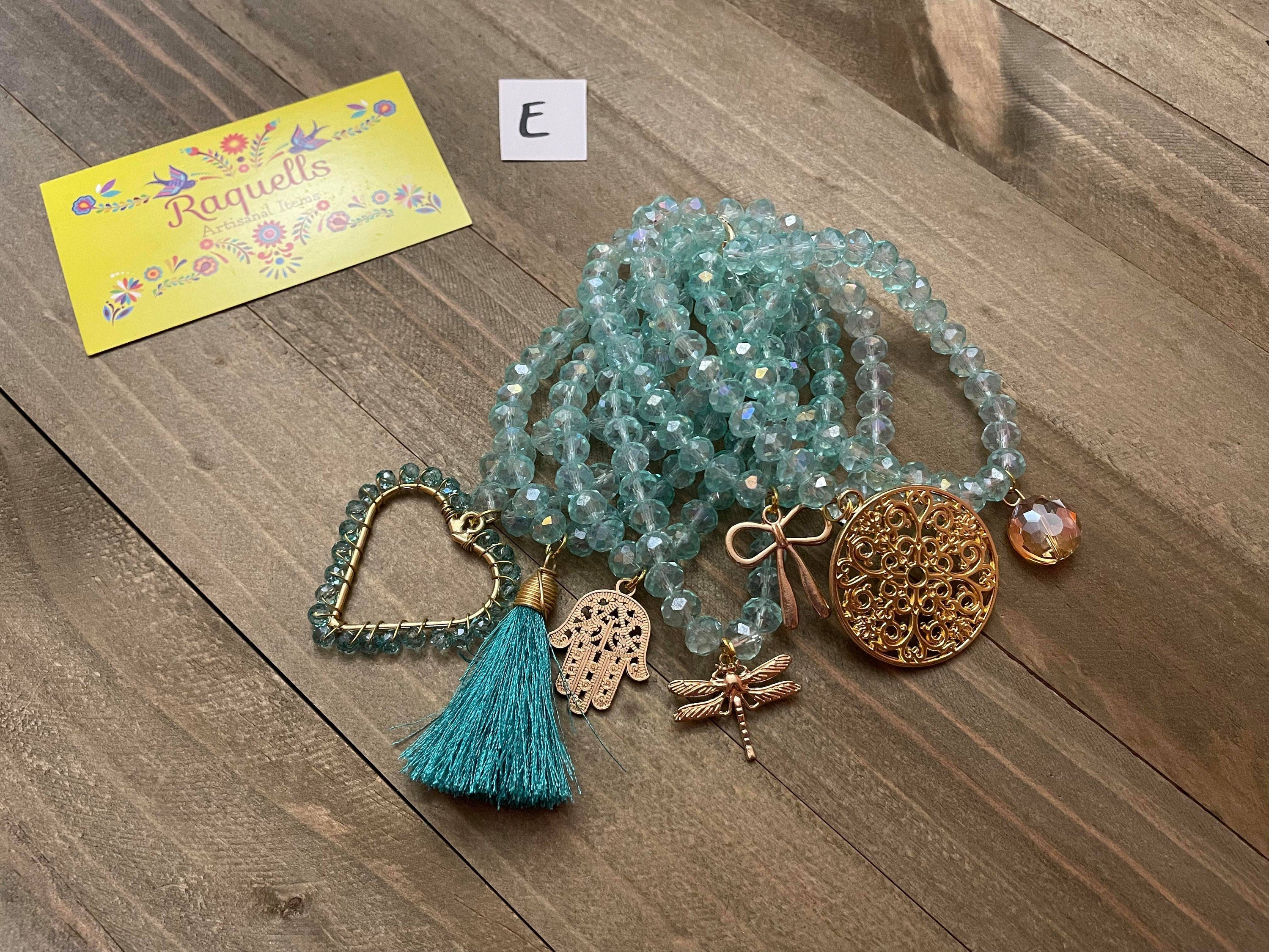 Image of Handmade Semanario Bracelet Set - 7 Bracelets - Mexican Bracelets made by our Oaxaca Artisan Partners