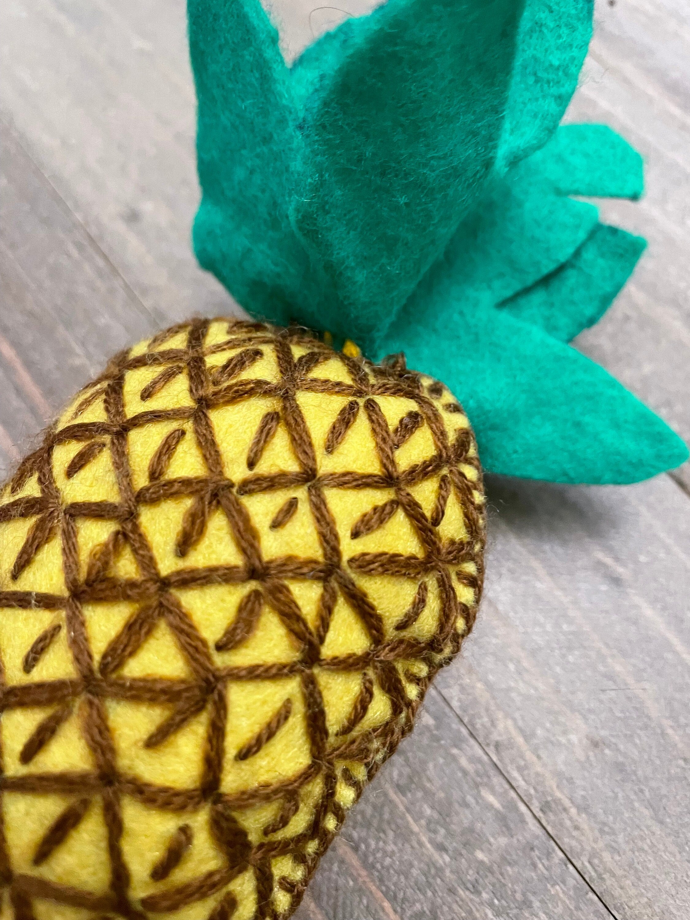 Image of Handmade Pineapple Tassel Charm - Handmade Car Decor - Tassel Charm