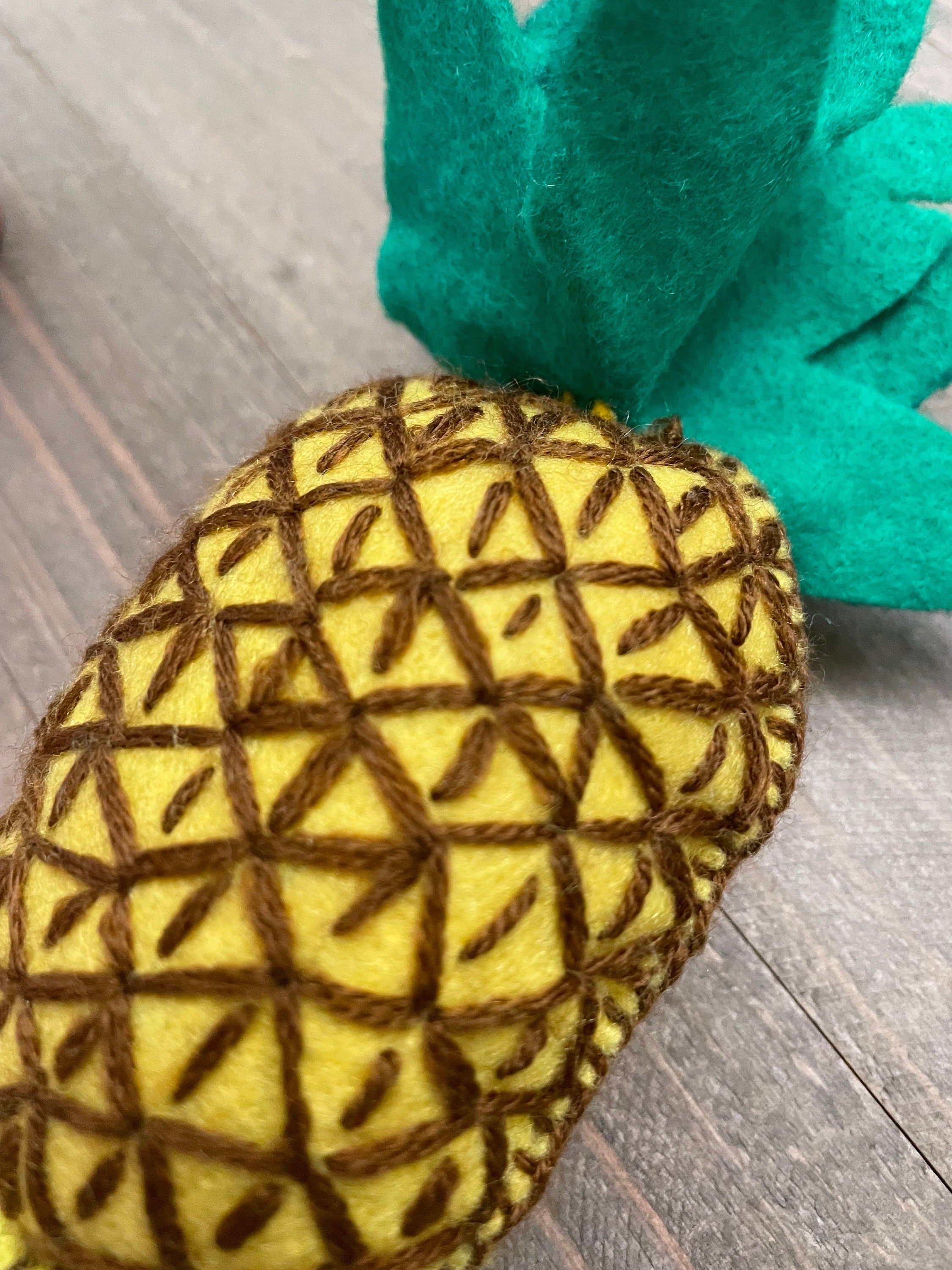 Image of Handmade Pineapple Tassel Charm - Handmade Car Decor - Tassel Charm