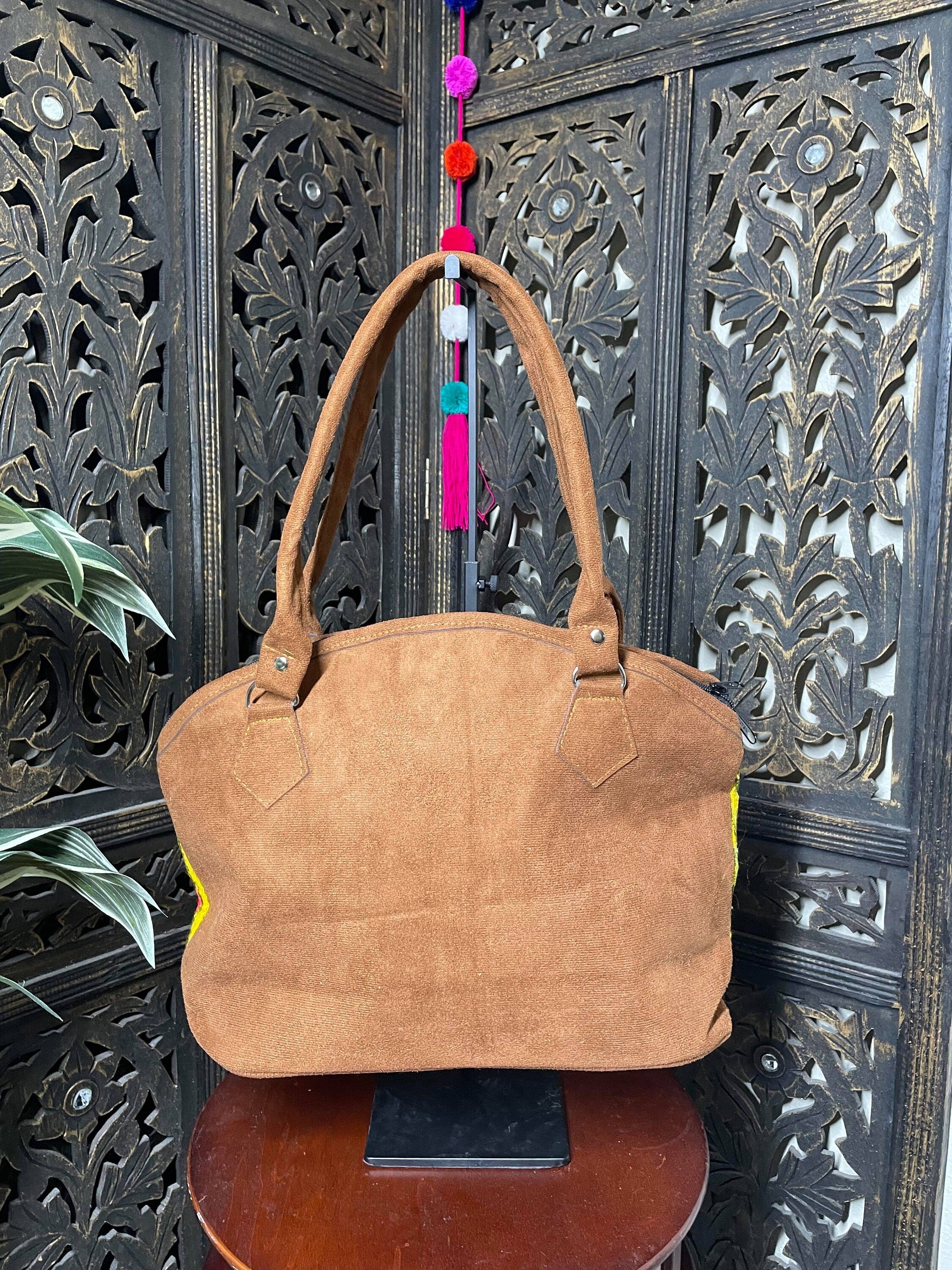 Image of Floral Embroidered Shoulder Bags from Chiapas, Mexico - Handmade Mexican Purse