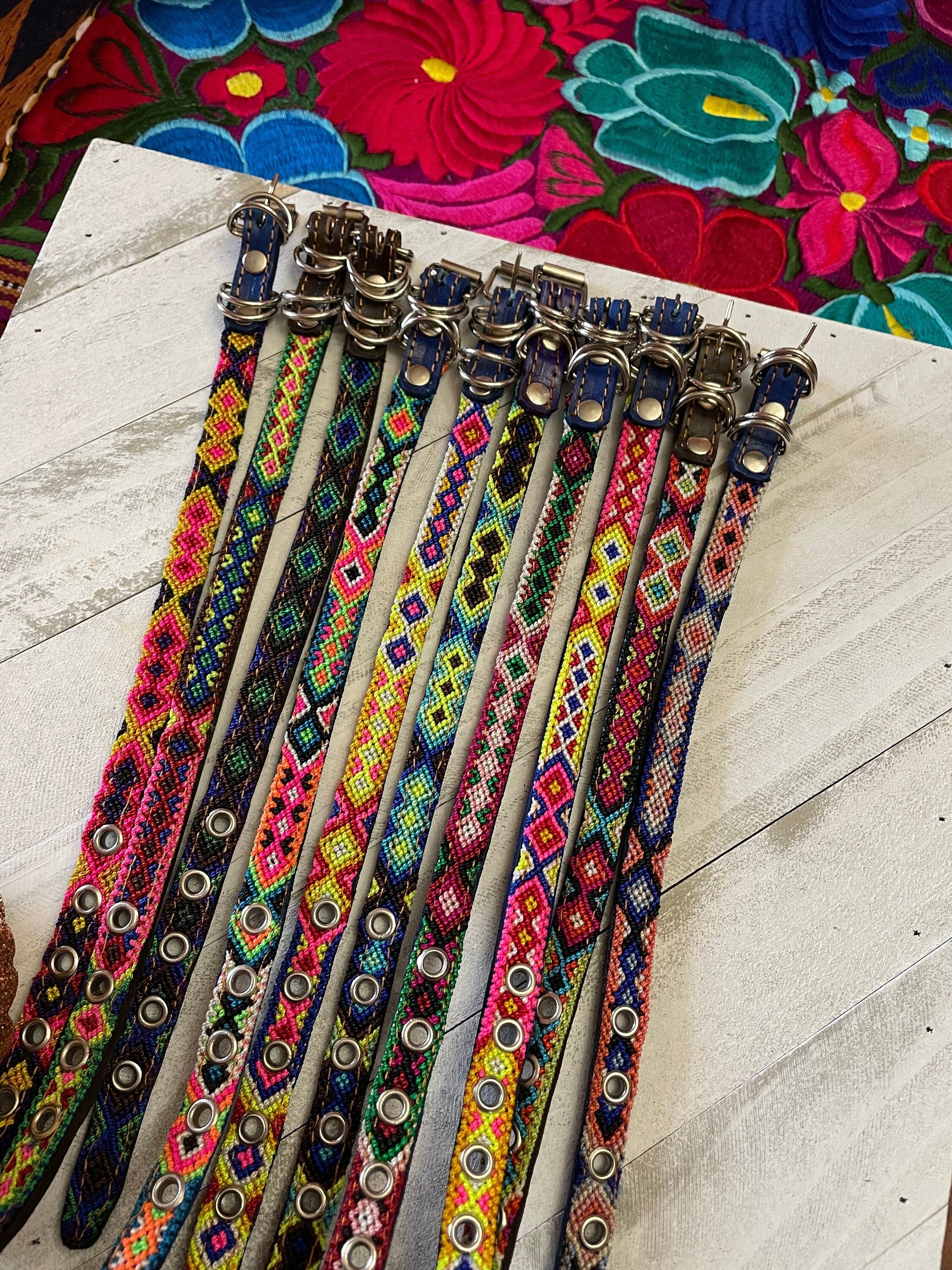 Mexican Extra Small Dog Collars - Artisanal Handmade Dog Collars