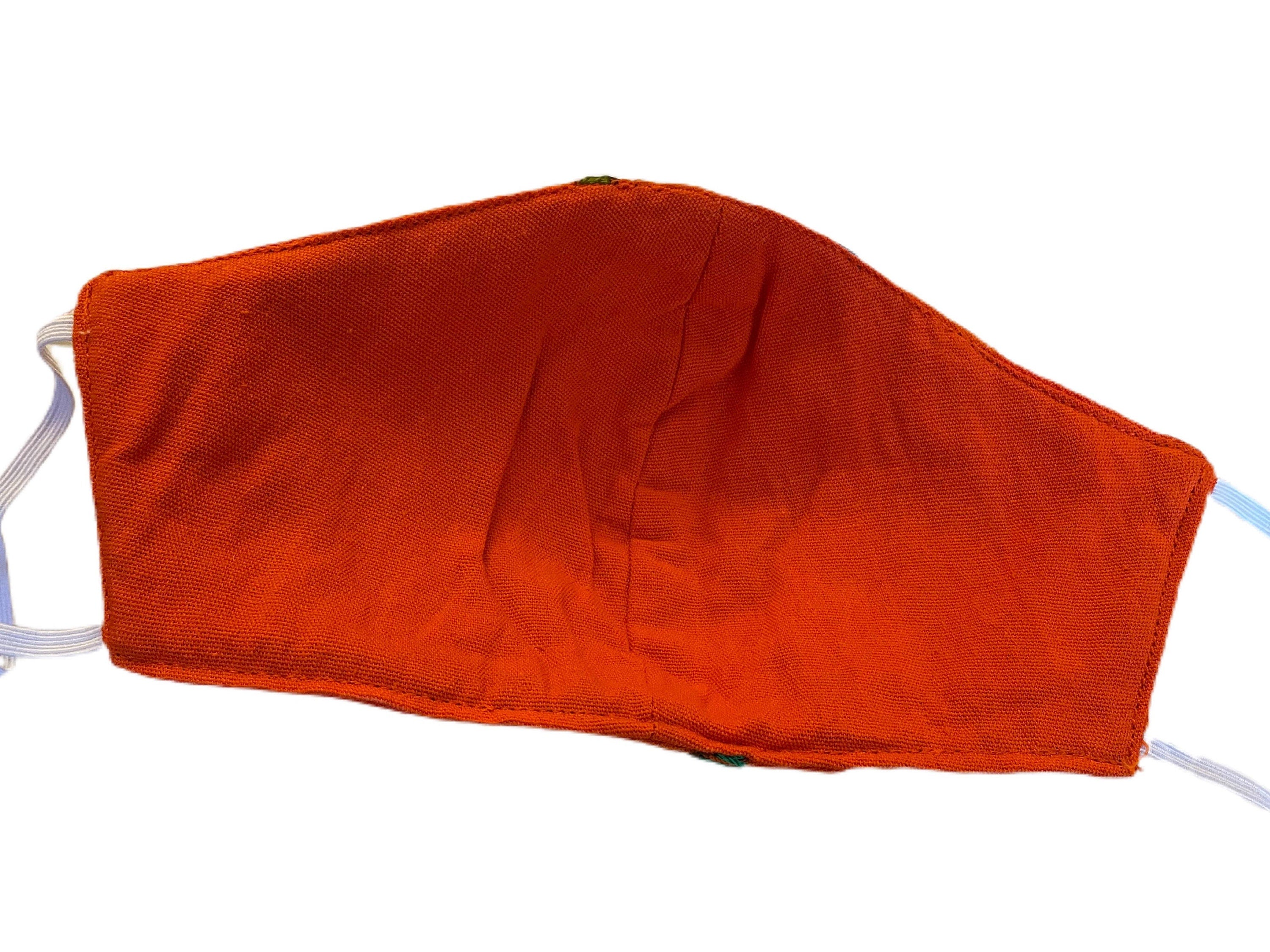 Mexican Simple Embroidered Face Mask - Handmade Artisanal Face Masks