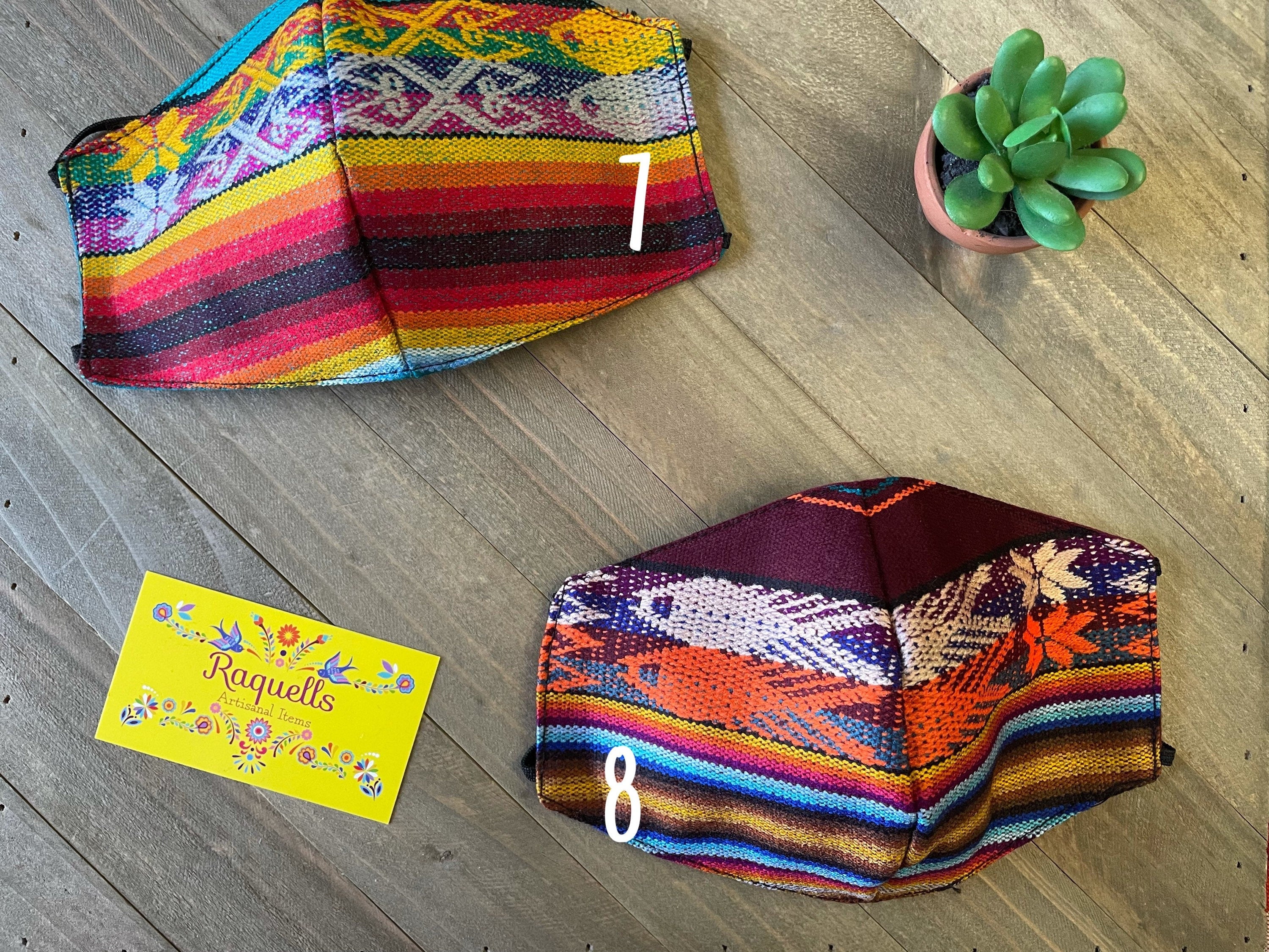 Boho Style Handmade Face Masks - Aztec Print Adult Face Masks