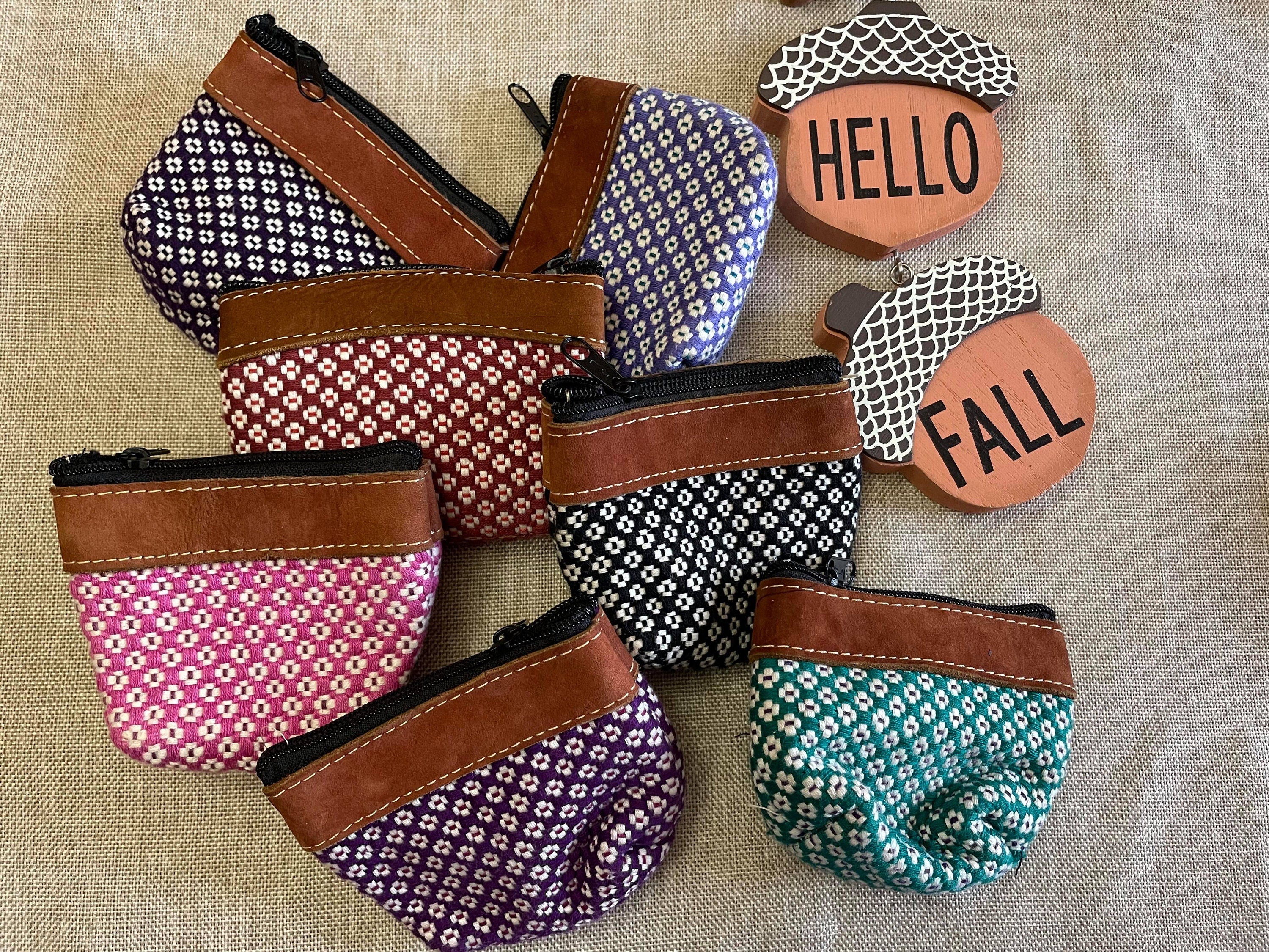 Image of Cute Handmade Artisanal Coin Bag - Handmade from Chiapas, Mexico