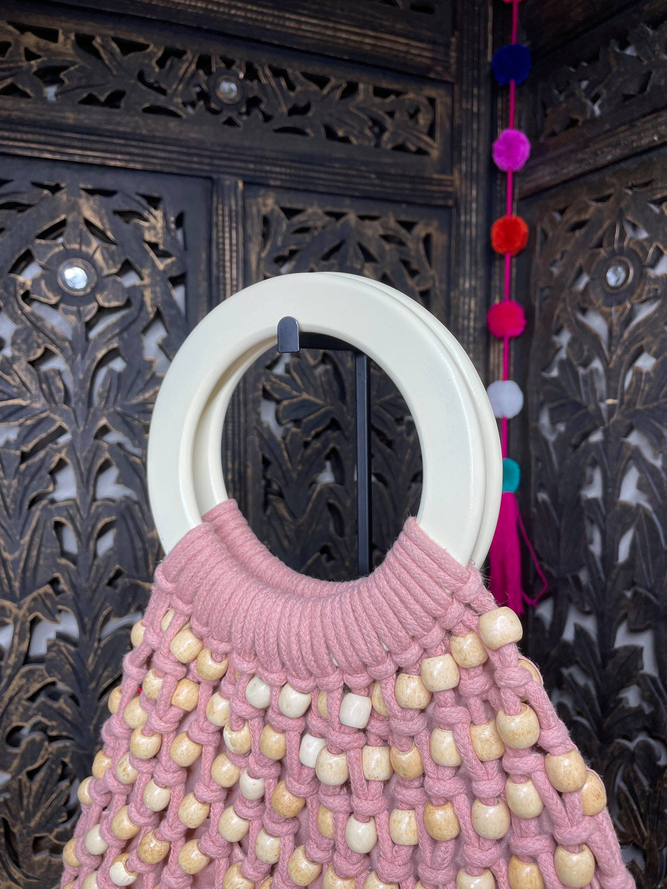 Image of Beautiful Handmade Beaded Boho Purse