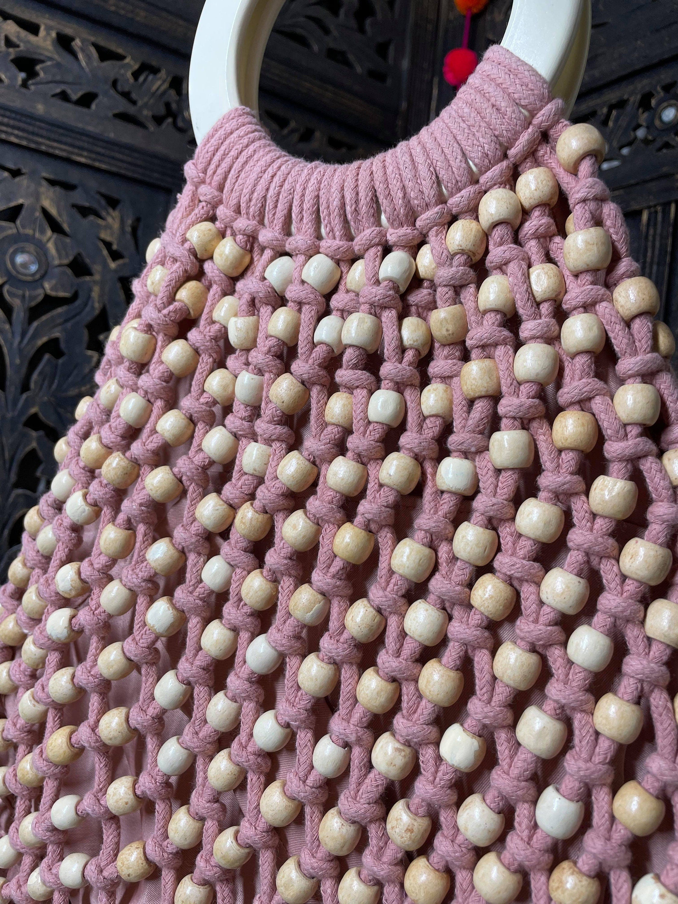 Image of Beautiful Handmade Beaded Boho Purse