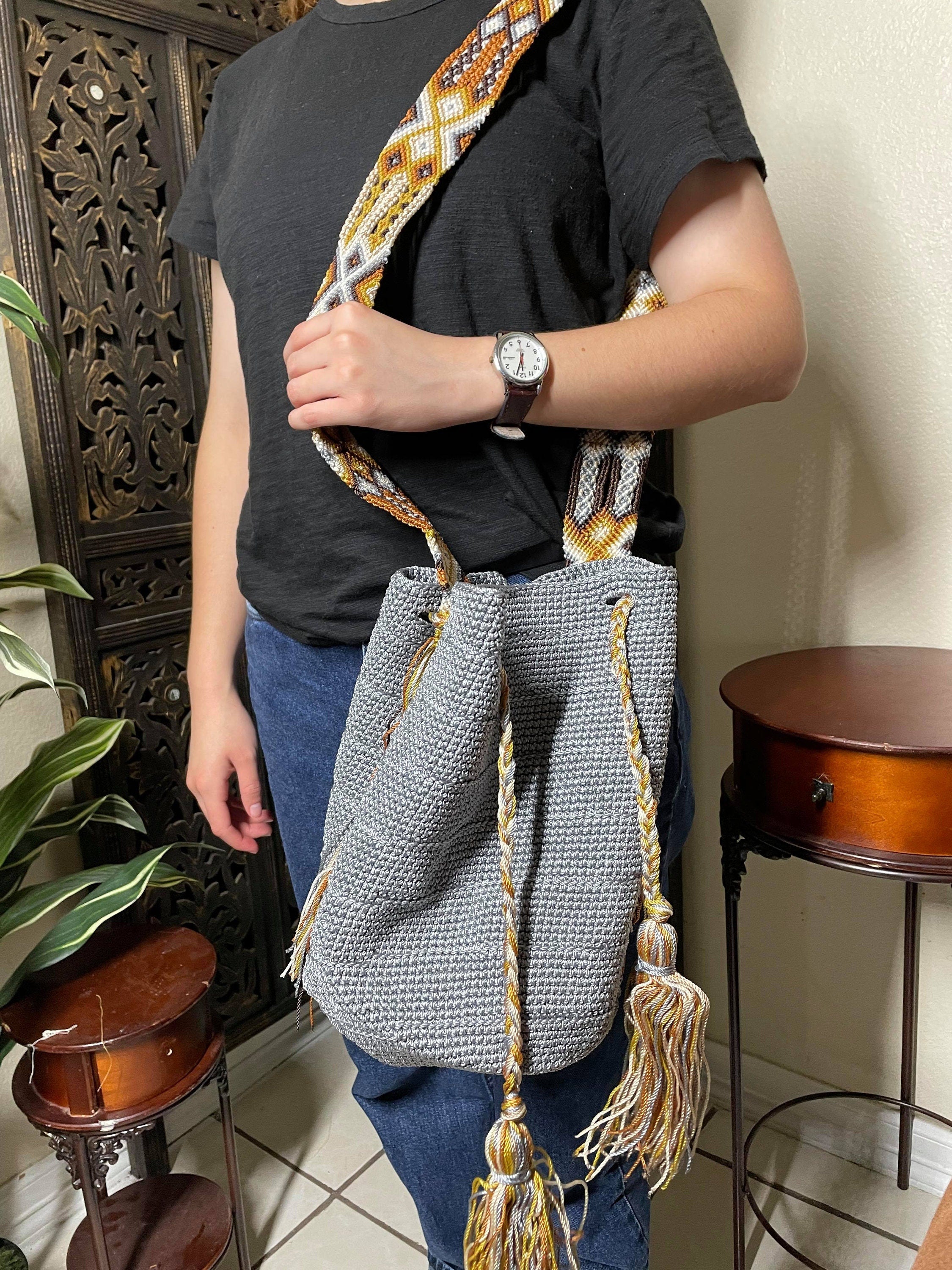 Image of Handwoven Artisanal Tote Bag - Boho Bag