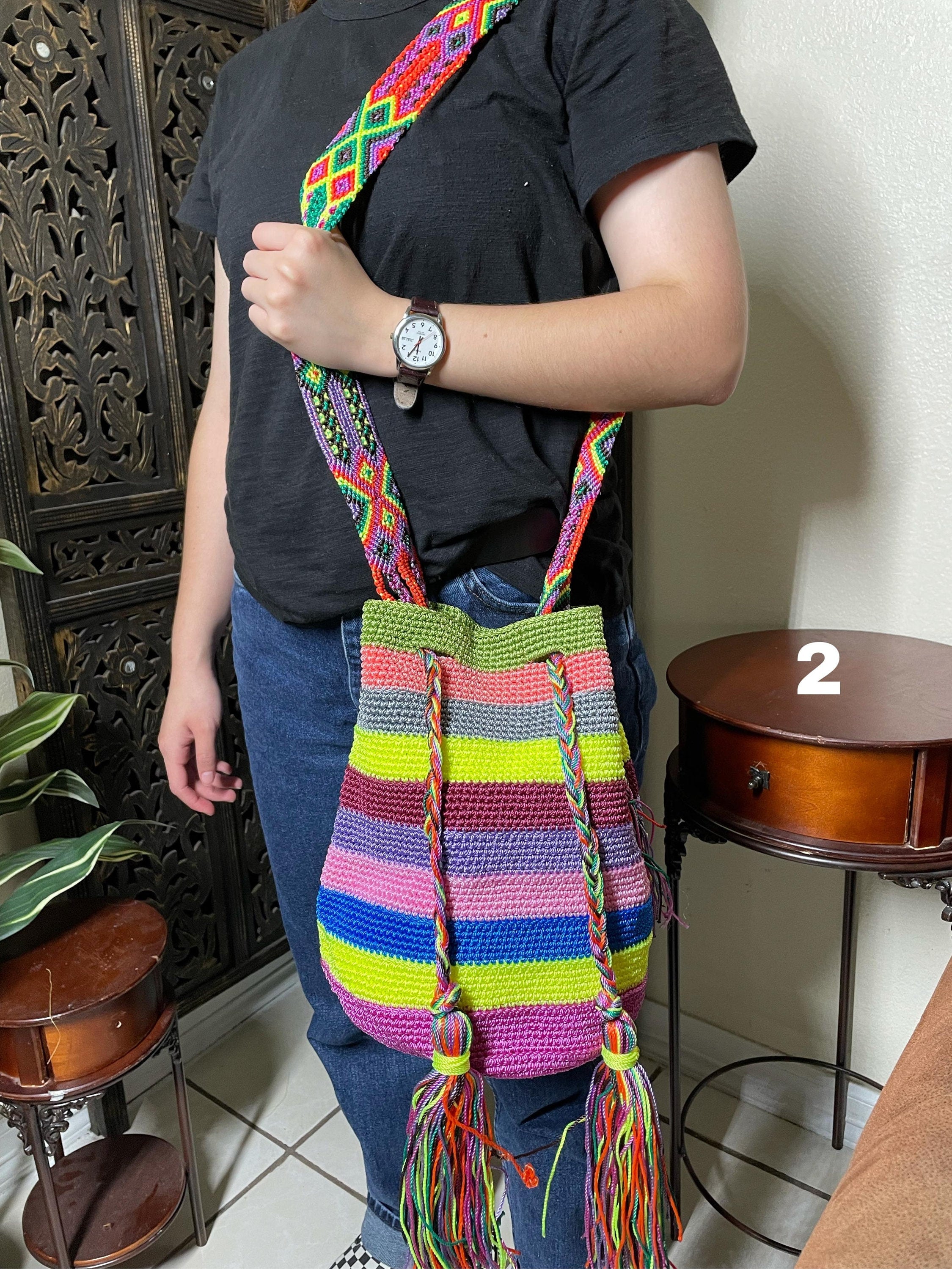 Image of Handwoven Artisanal Tote Bag - Boho Bag