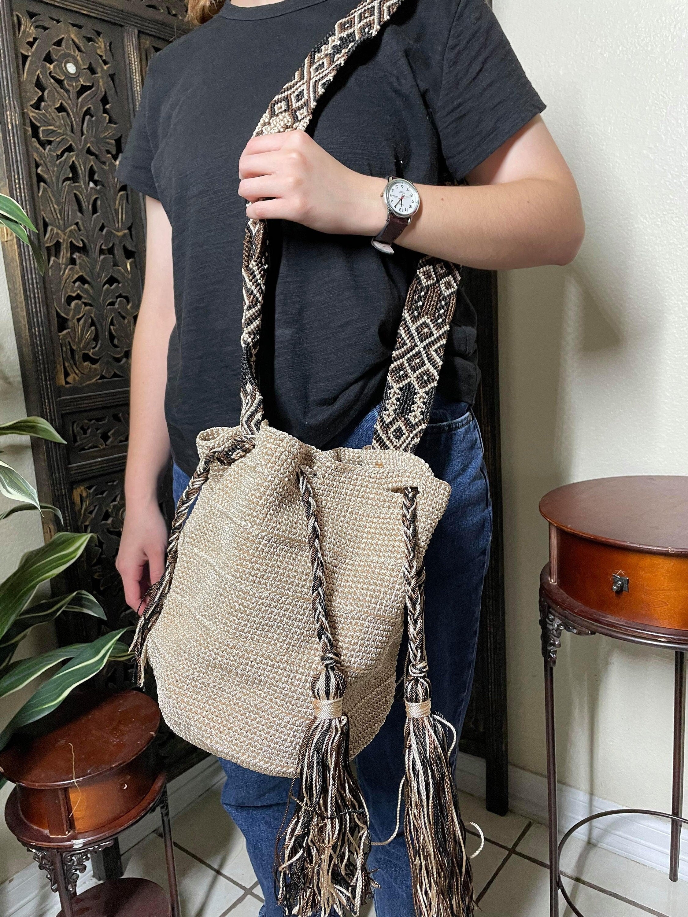 Image of Handwoven Artisanal Tote Bag - Boho Bag