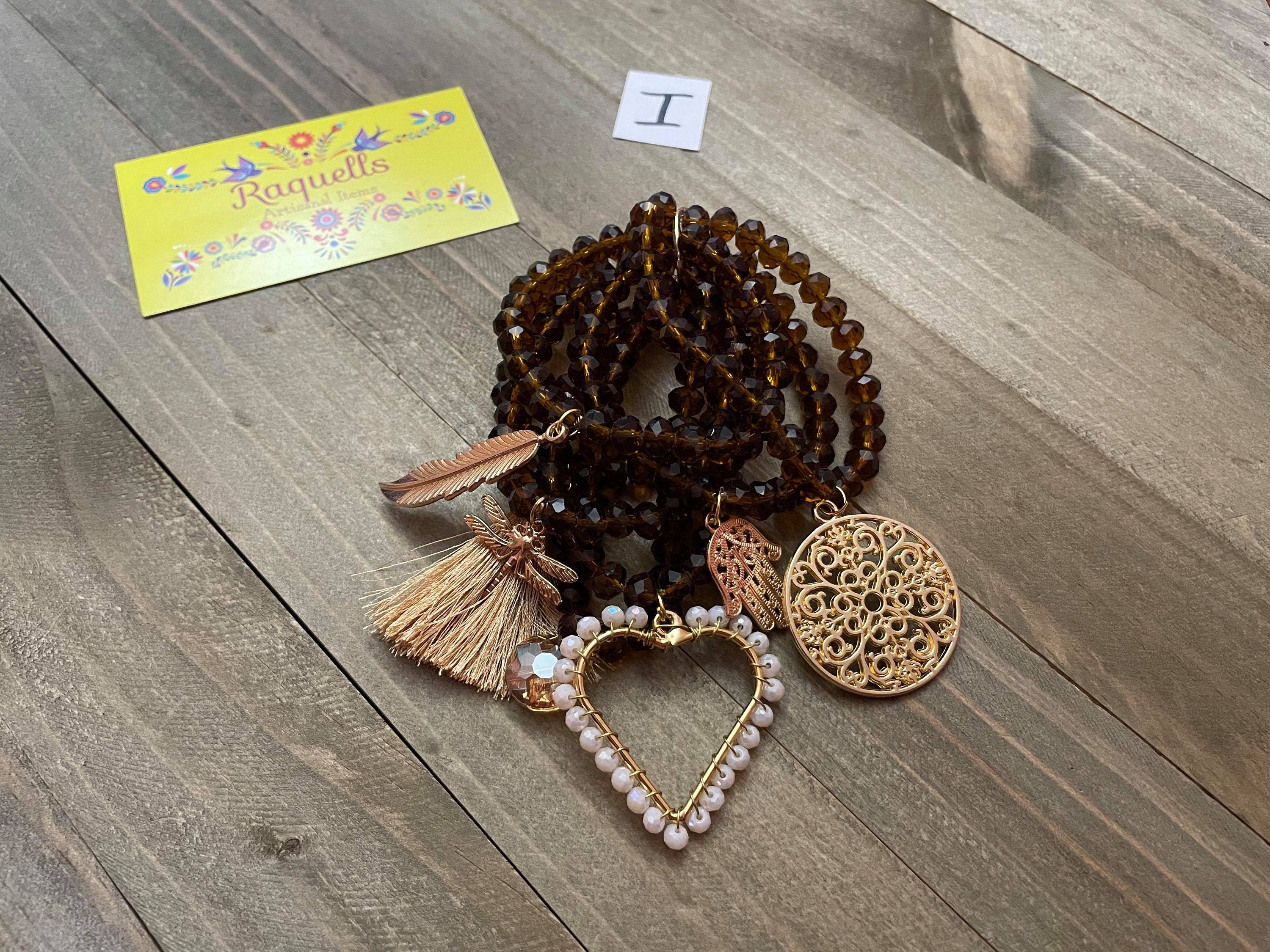 Image of Handmade Semanario Bracelet Set - 7 Bracelets - Mexican Bracelets made by our Oaxaca Artisan Partners