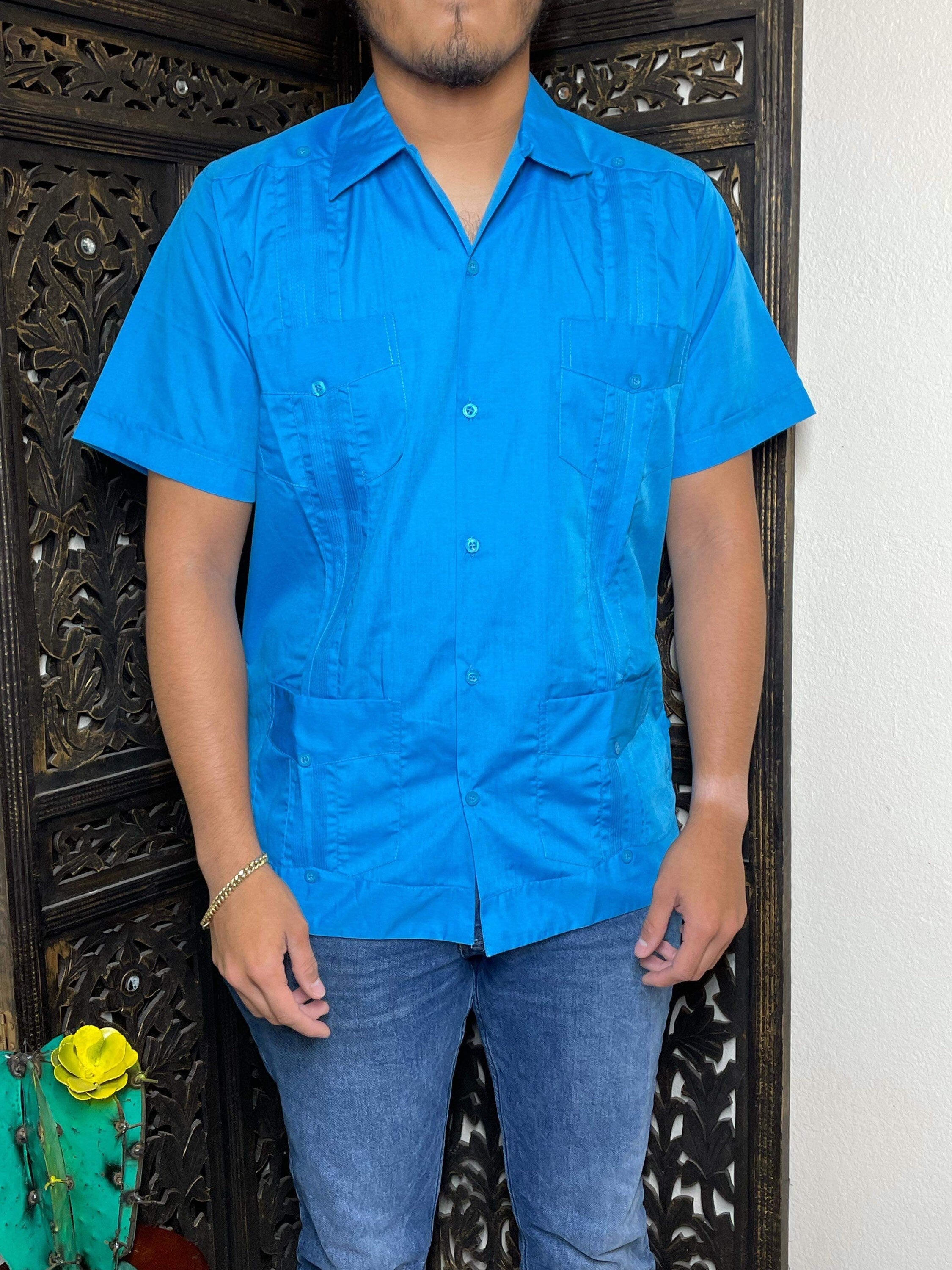 Image of Authentic & Traditional Men’s Guayabera - Made in Yucatán, Mexico - Made by our Mexican Partners