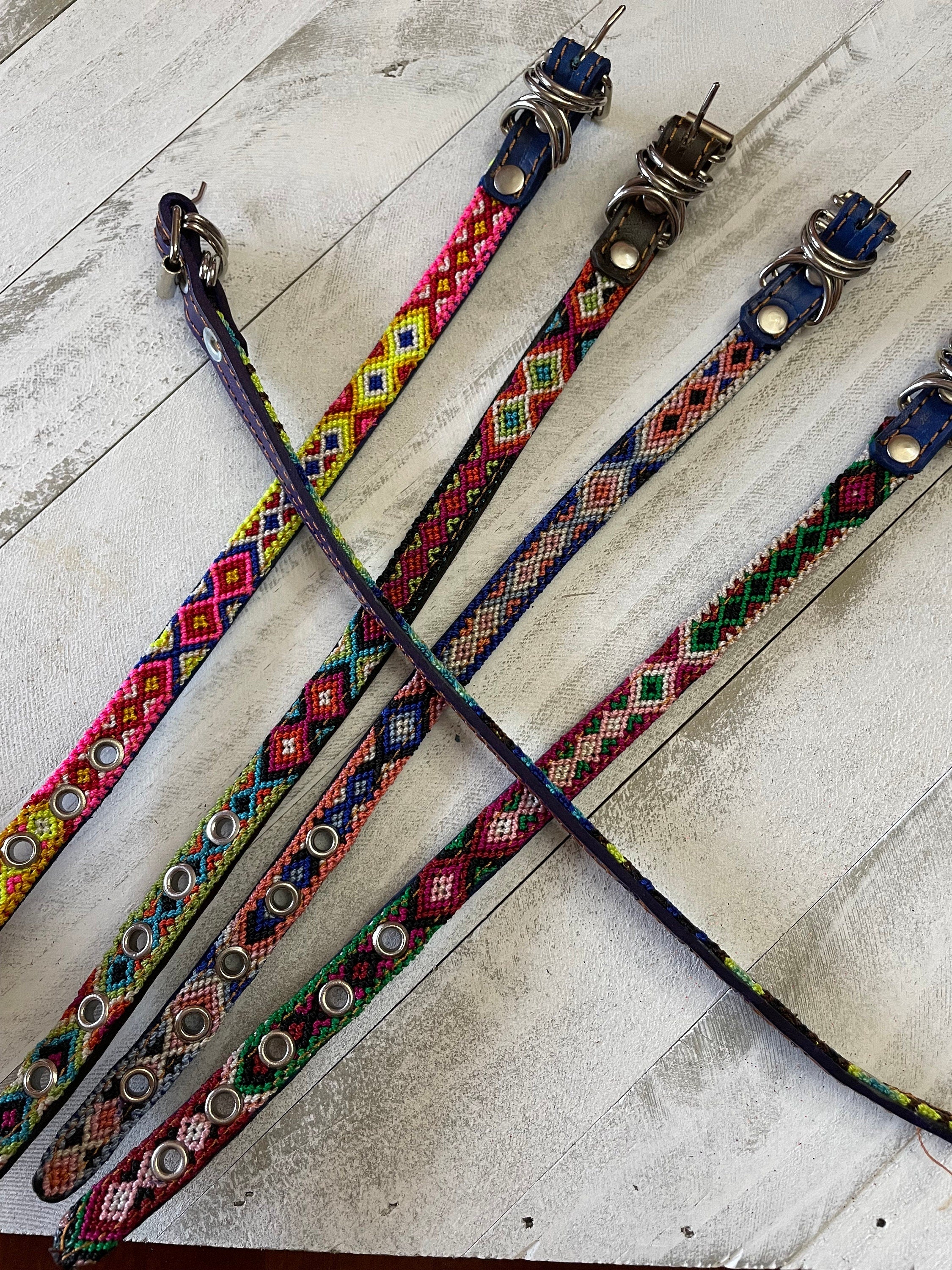 Mexican Extra Small Dog Collars - Artisanal Handmade Dog Collars