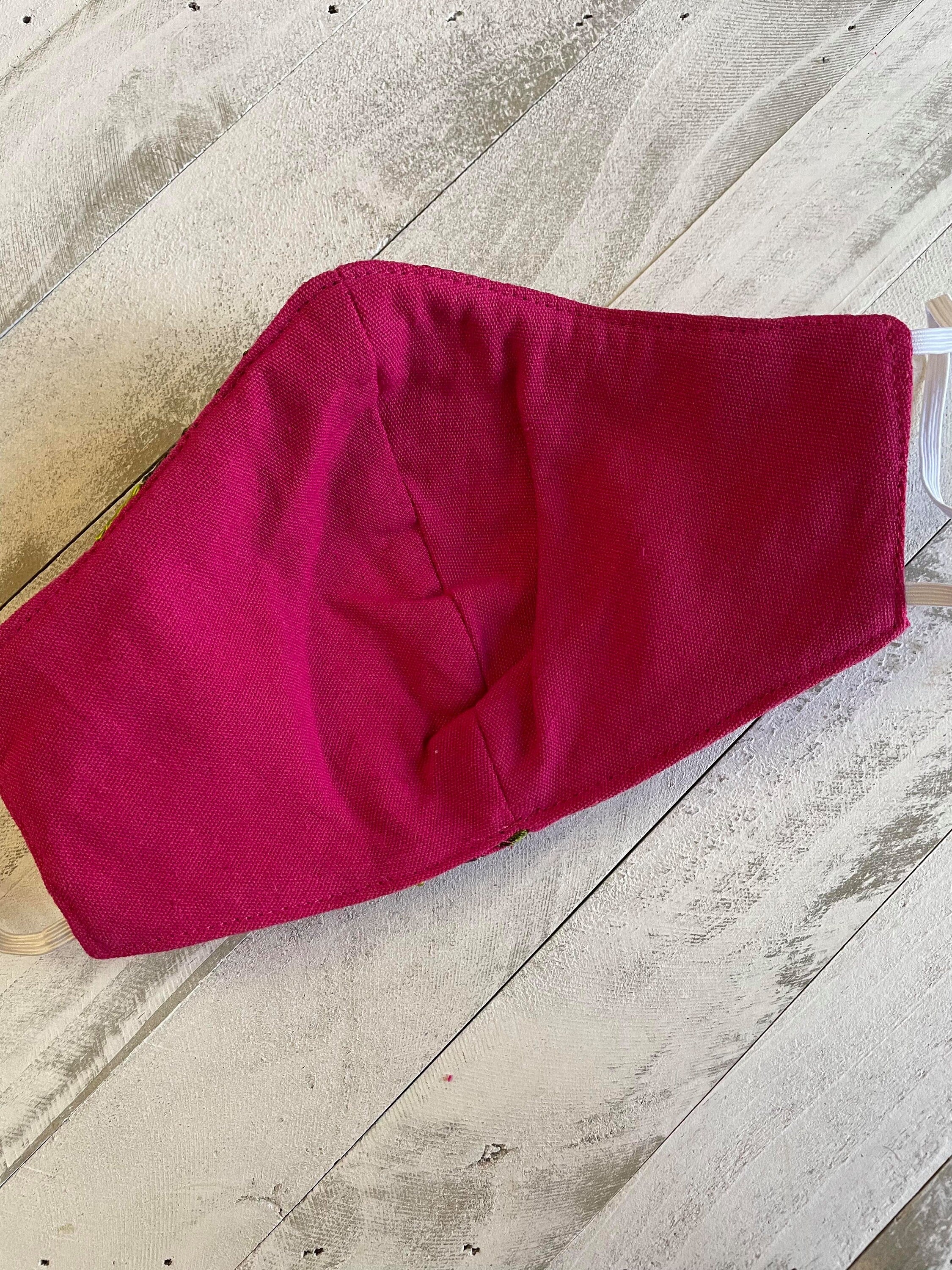 Image of Mexican Delicate Embroidered Face Mask - Handmade Artisanal Face Masks